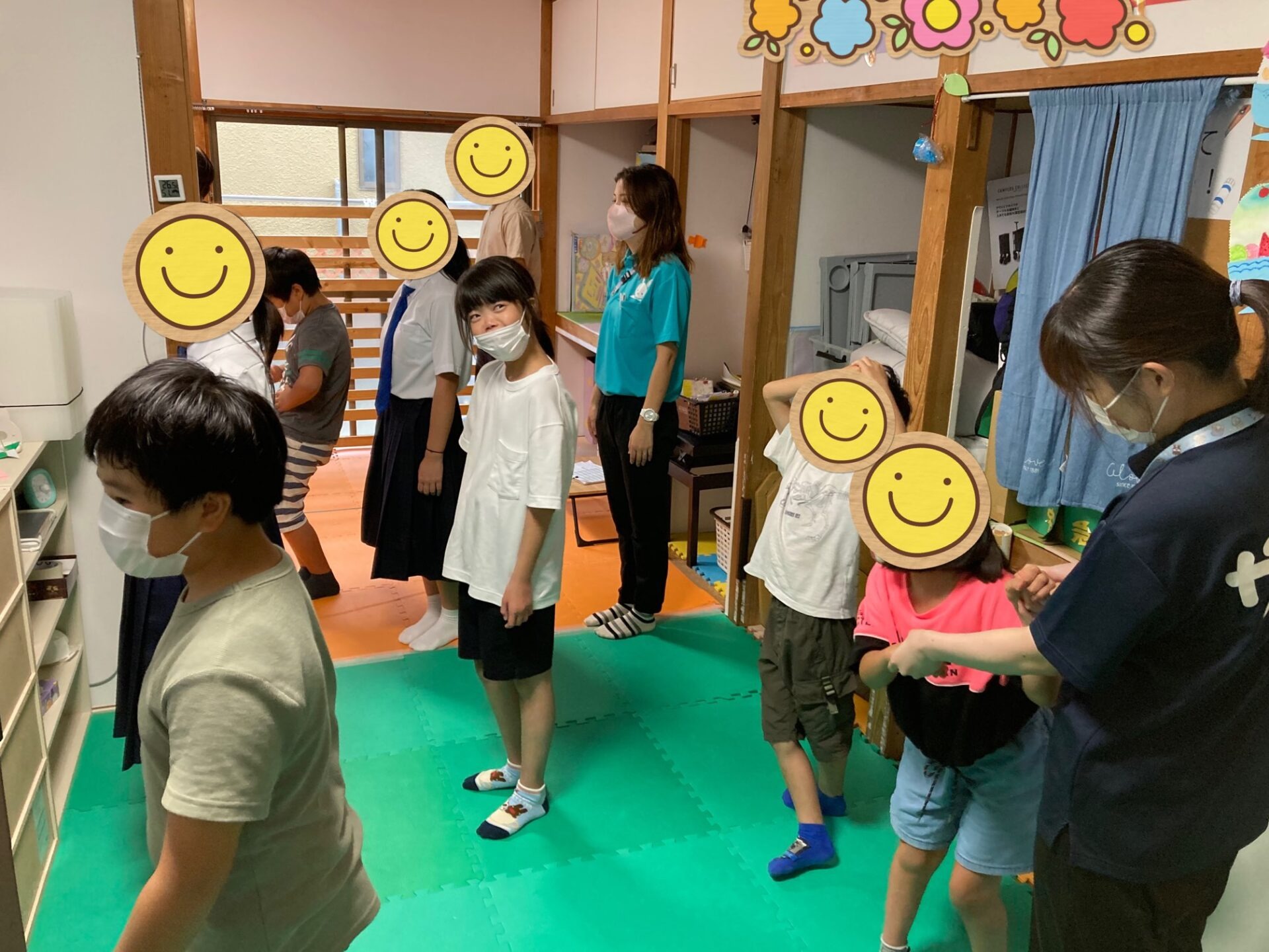 9月5日(月)  笛がなったら回るゲーム