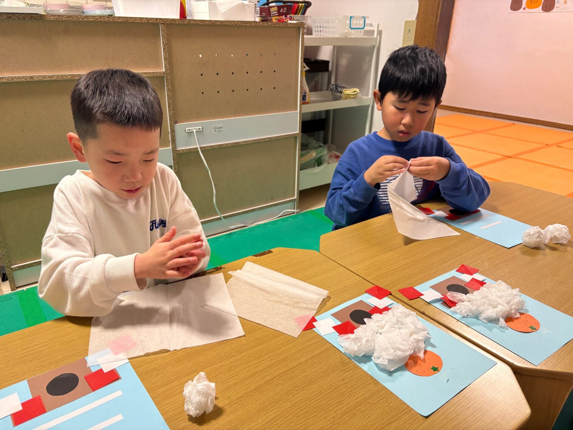 1月13日(火)  鏡もち制作