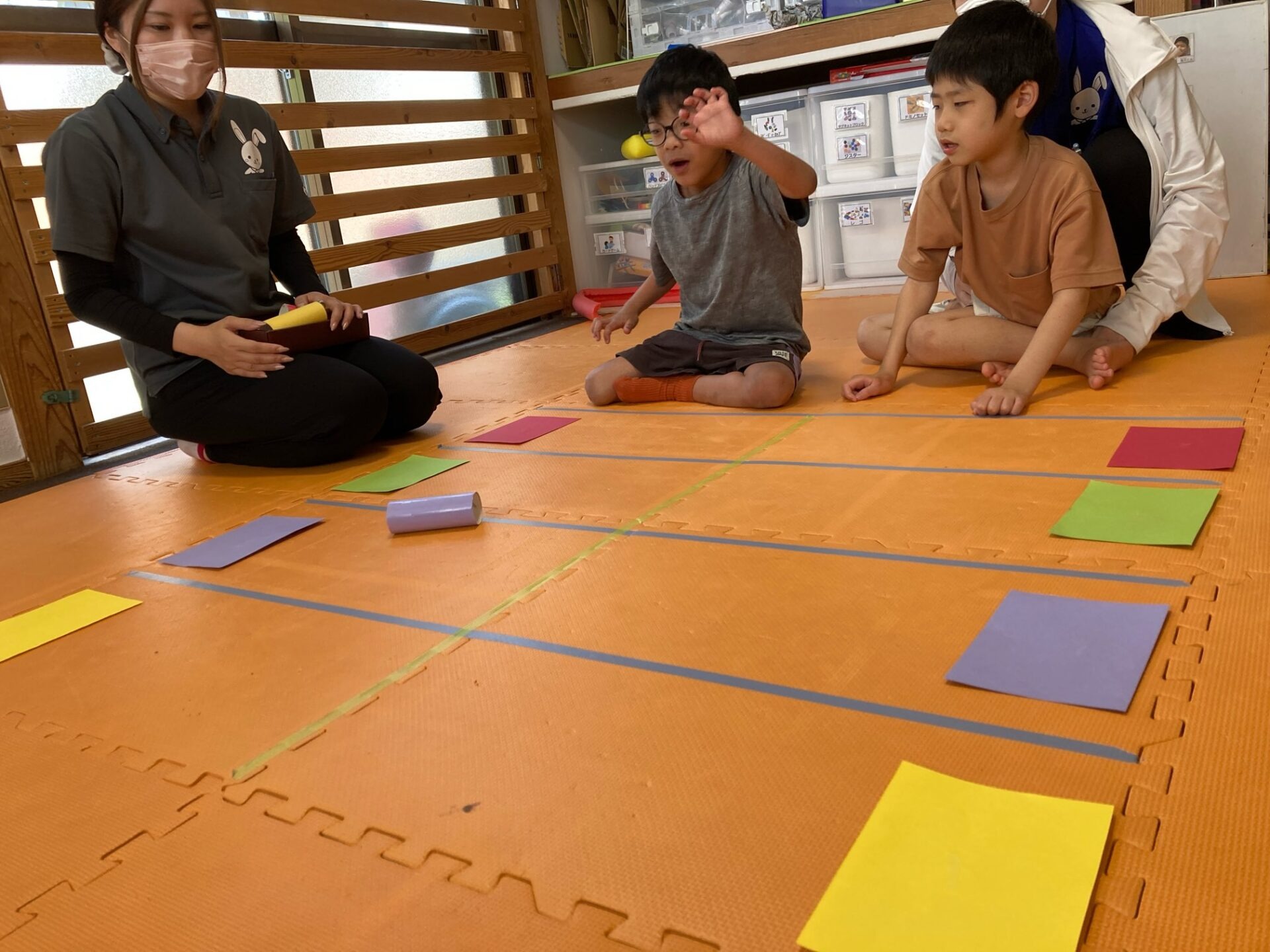 7月22日(火)  色合わせコロコロ&1•2年生野外活動