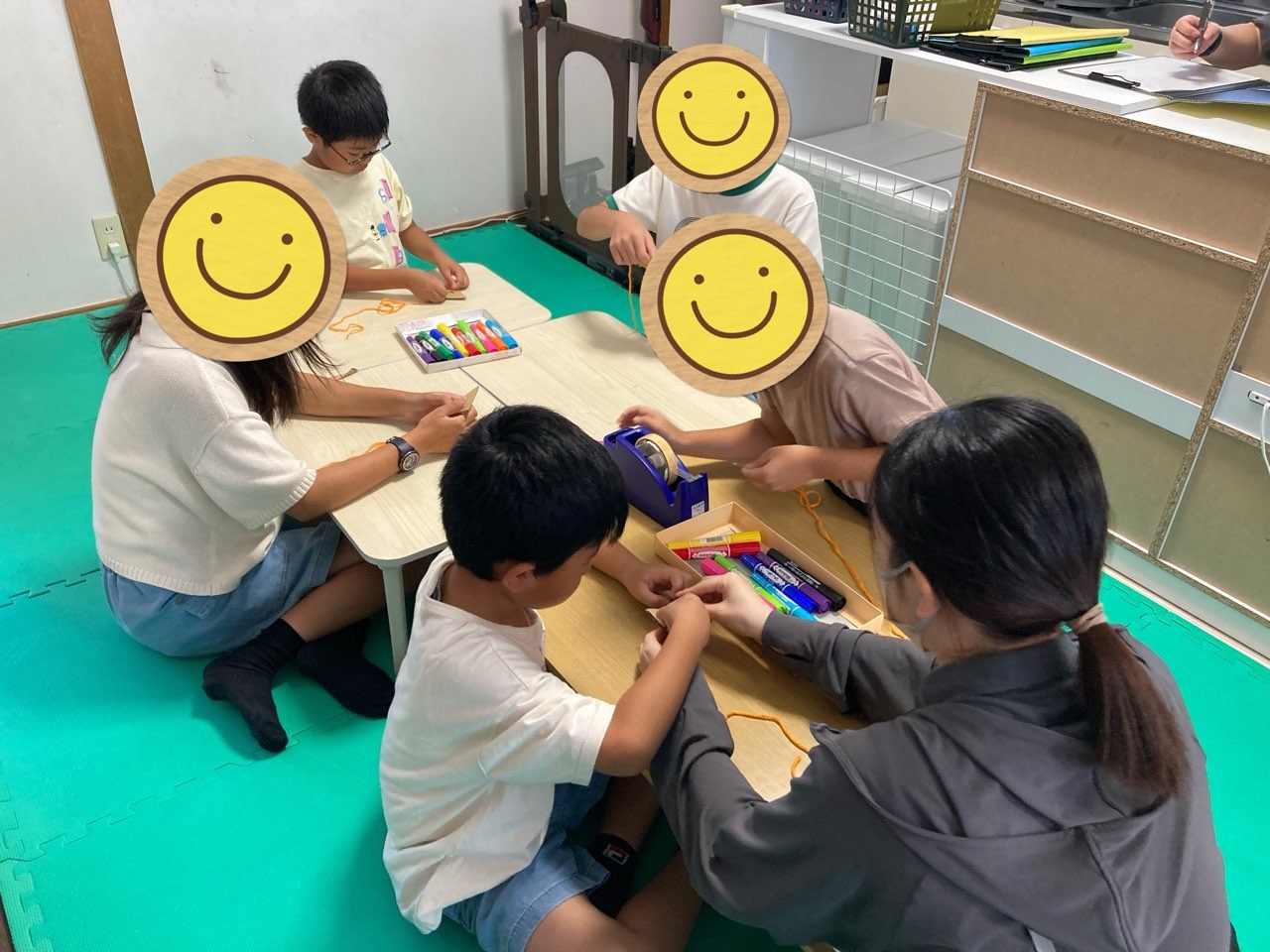 7月29日(火)  お魚制作＆中高生野外活動