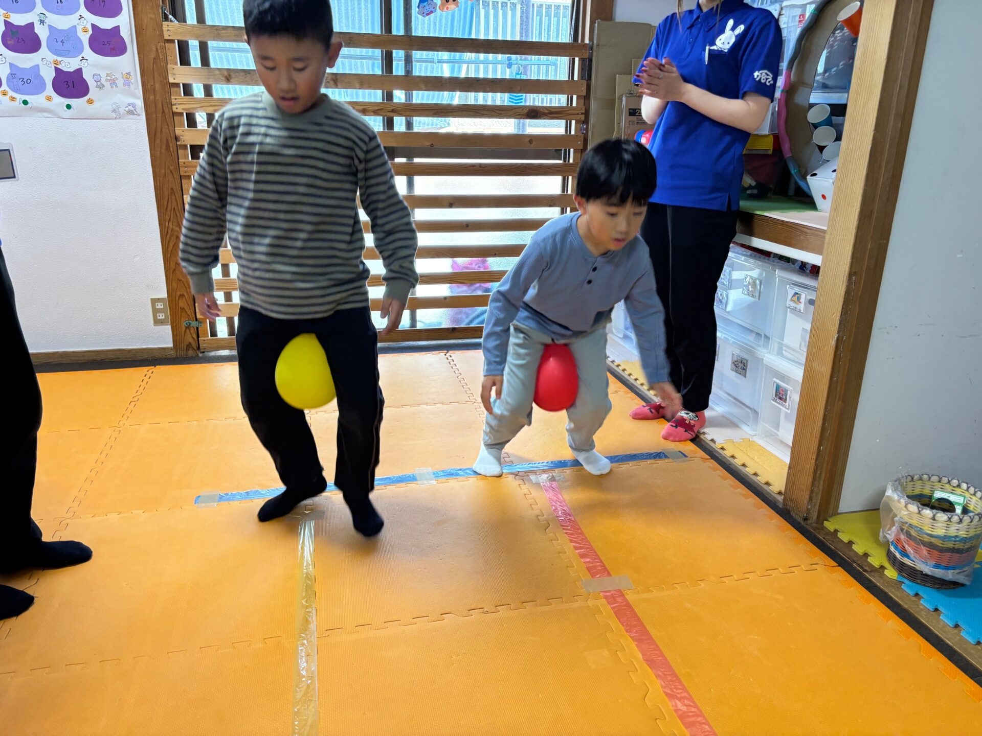 10月24日(金)  風船リレー