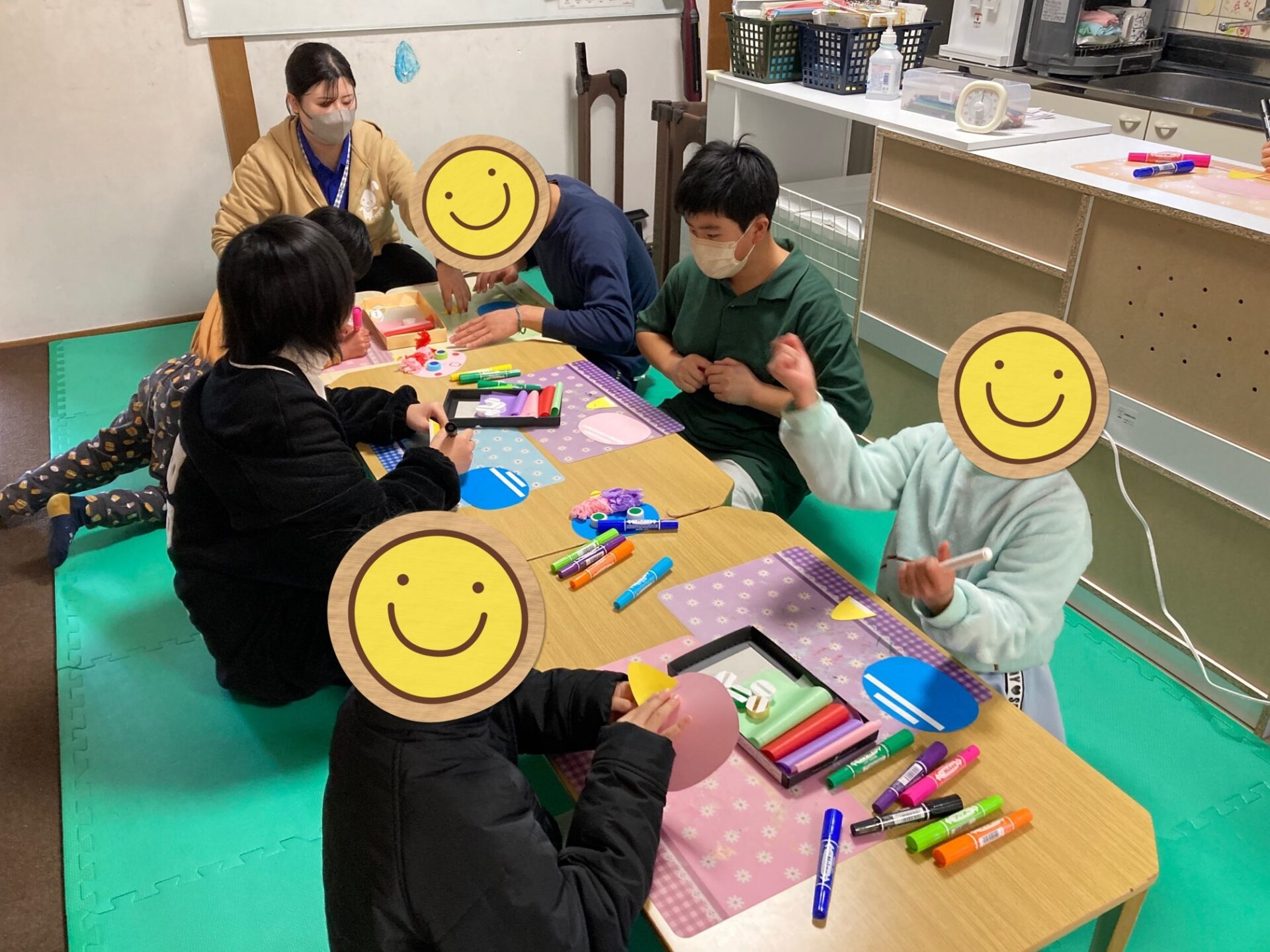 2月3日(月)  鬼の顔制作