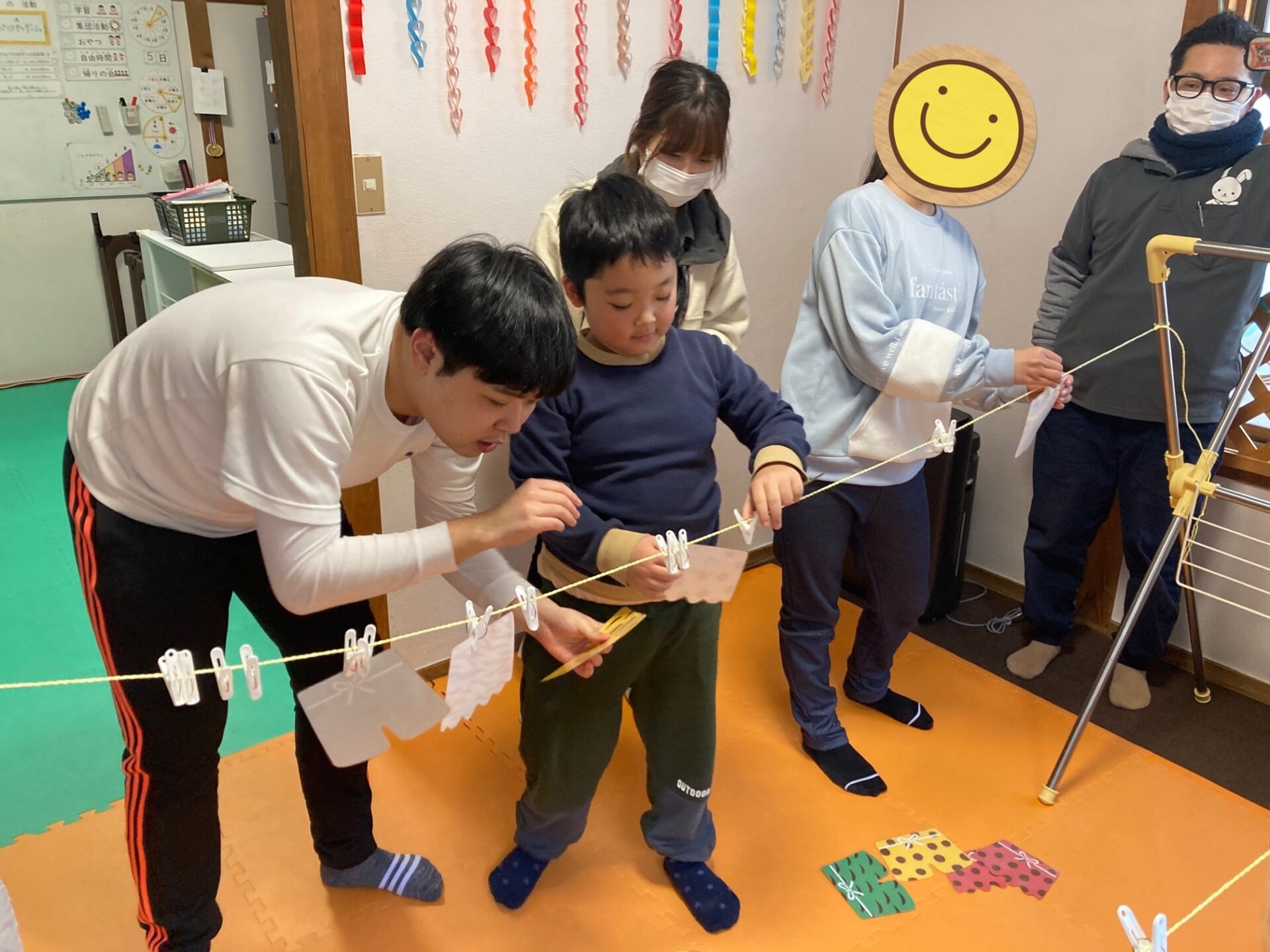 2月5日(水)  鬼のパンツ干しゲーム