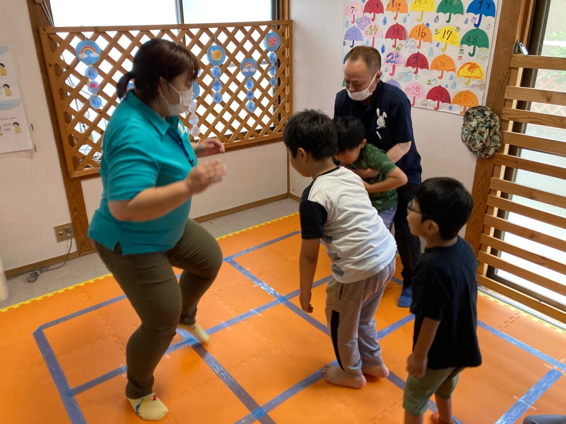 6月15日(土)  9マスおにごっこ