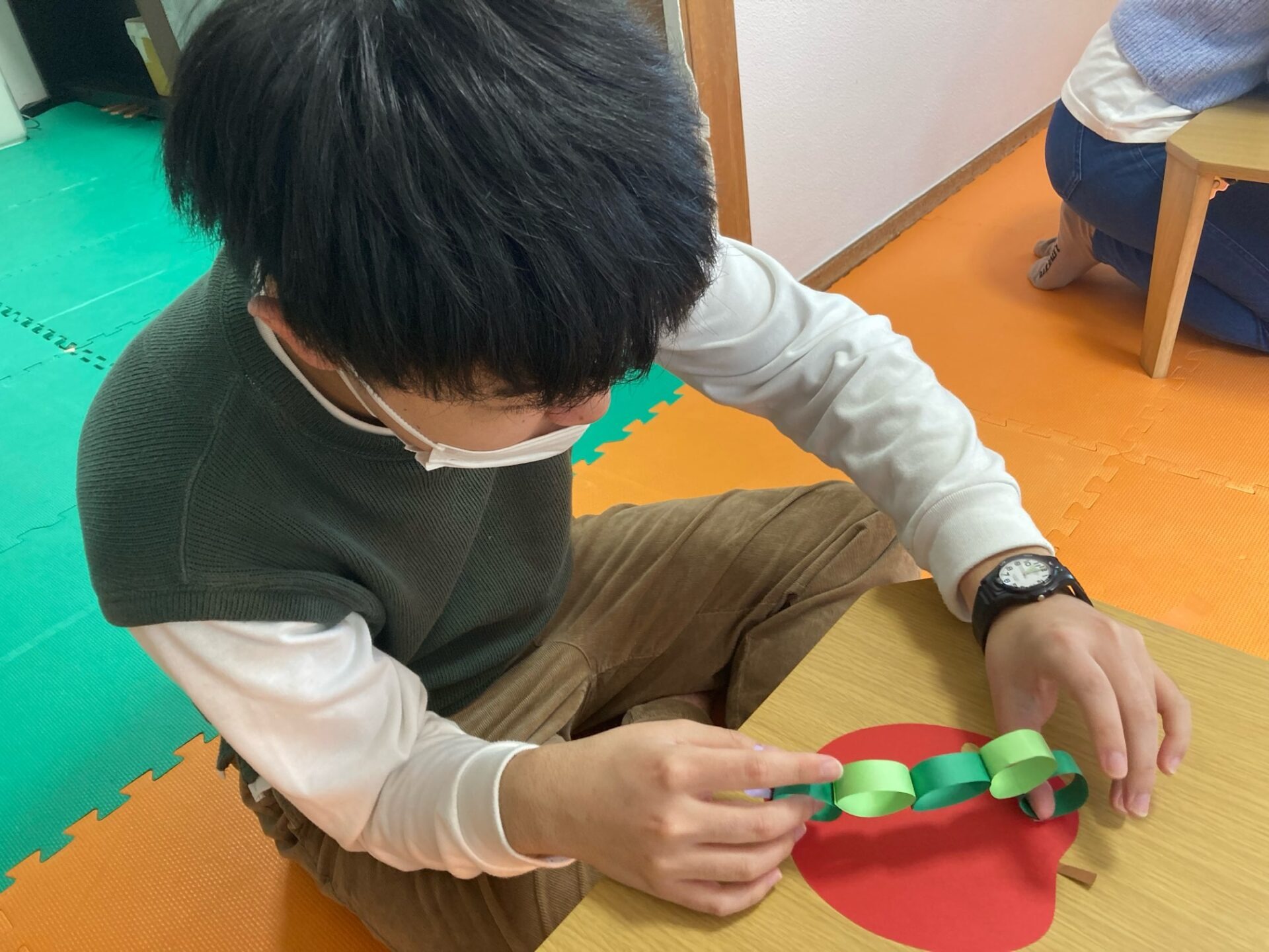 3月5日(土)  はらぺこあおむし制作