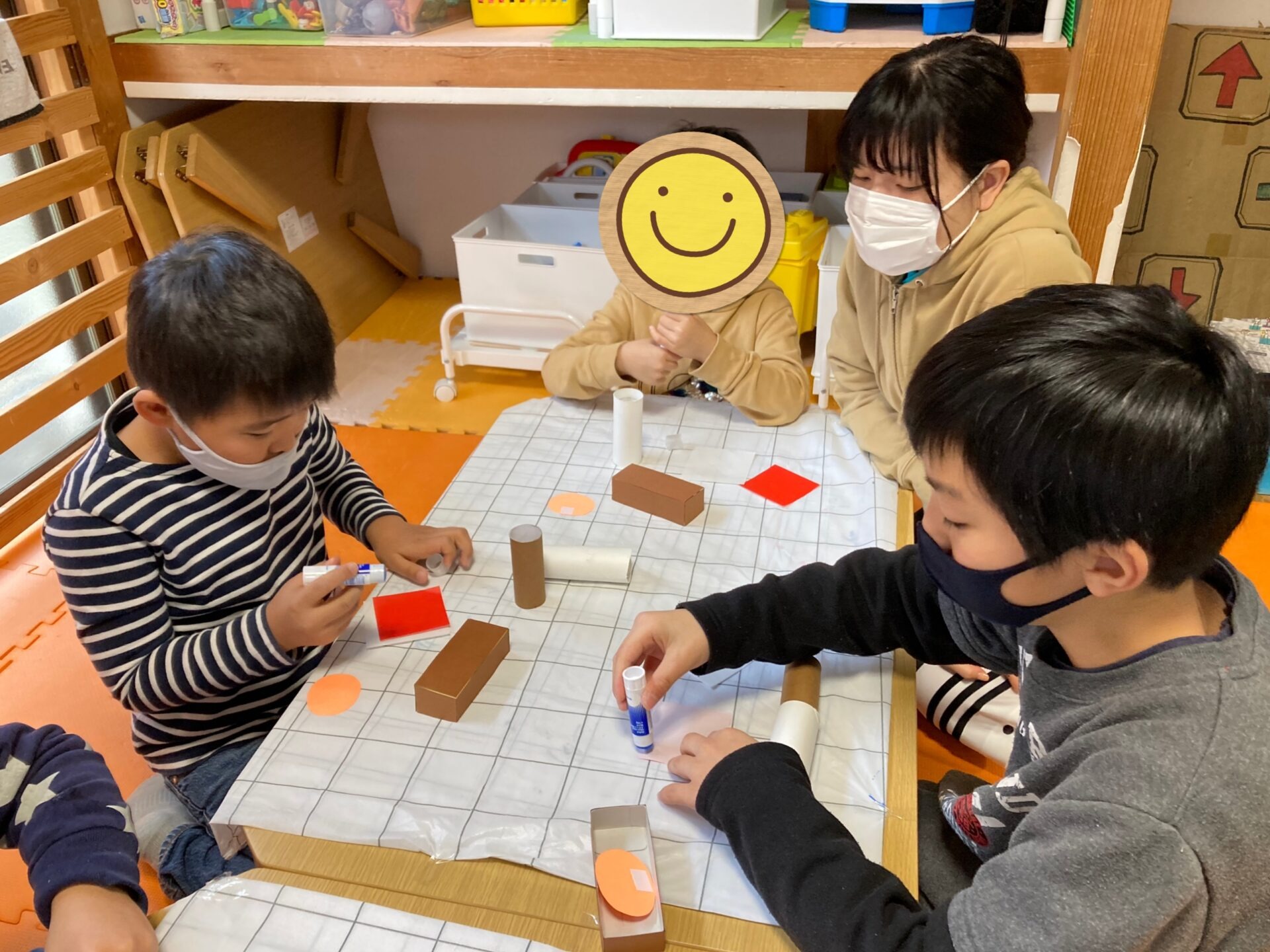 1月5日(水)  鏡もち制作