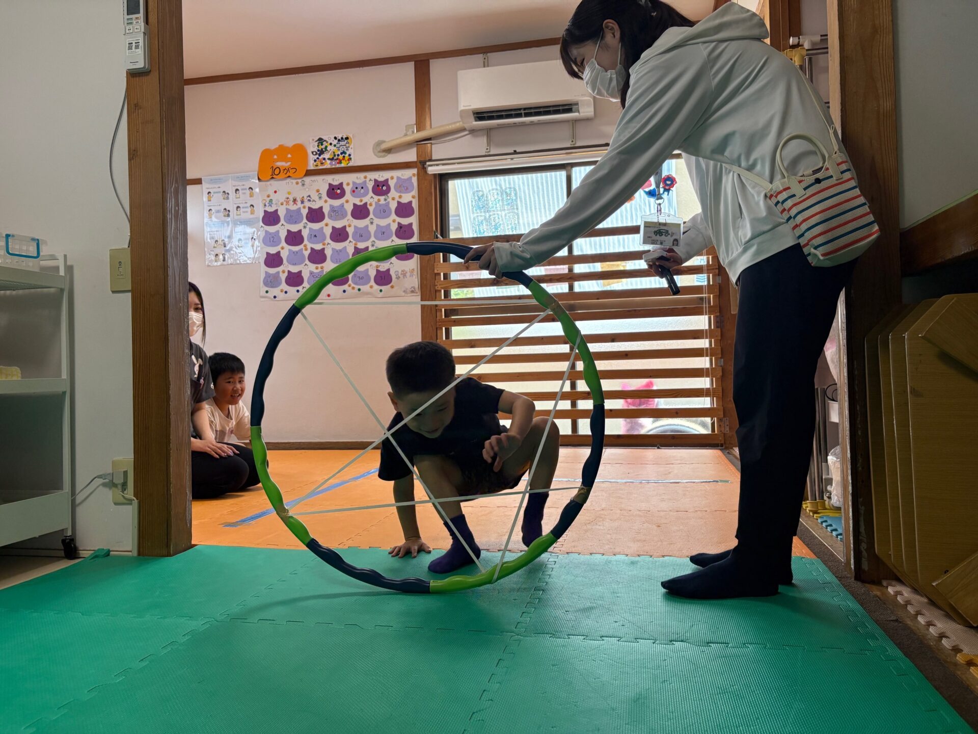 10月14日(火)  くぐり抜けリレー