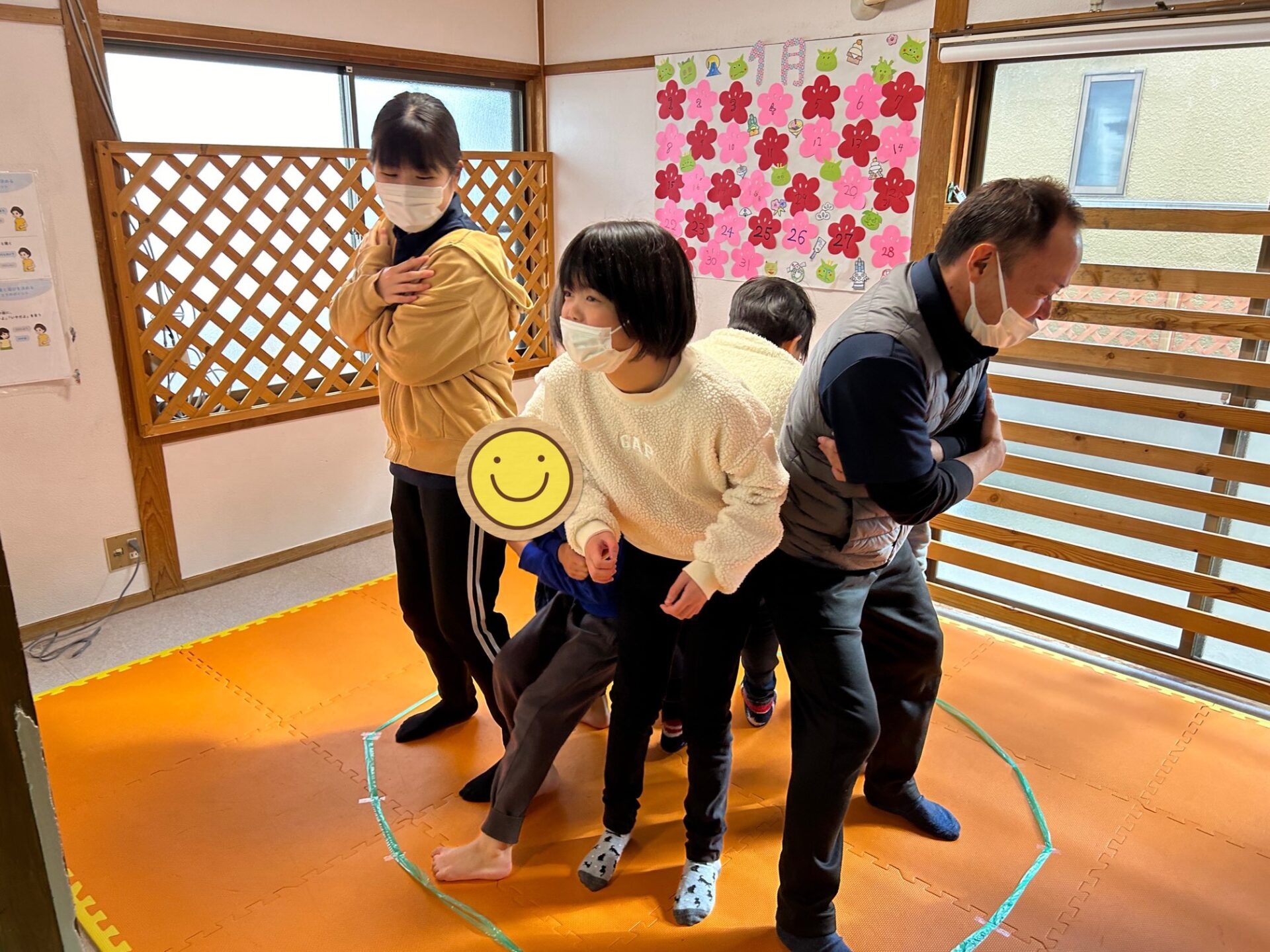 1月8日(月)  おしくらまんじゅう