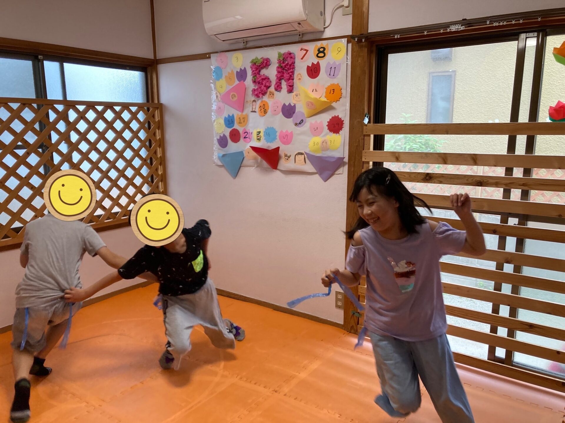 5月25日(木)  しっぽ取りゲーム