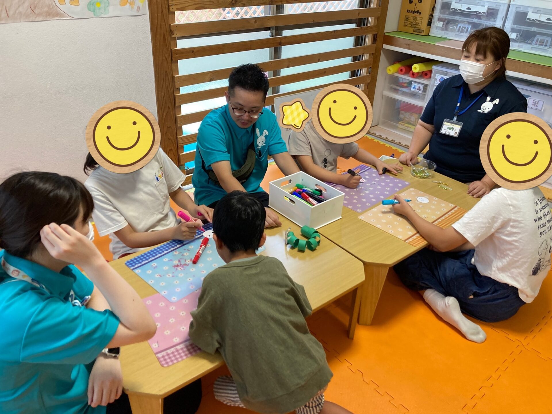 9月4日(水)  くねくねイモムシ制作