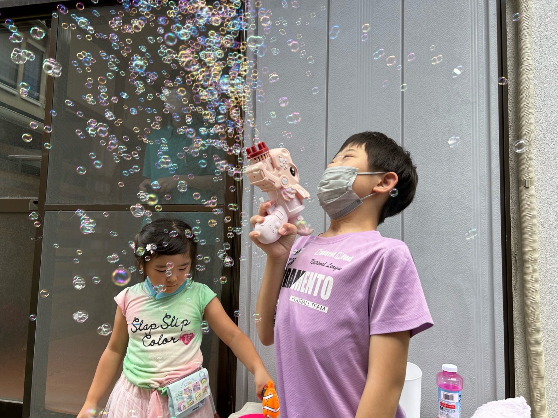 7月17日(月)  シャボン玉