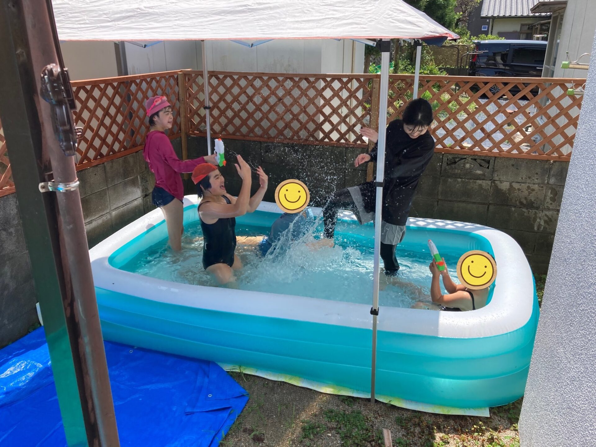 8月19日(土)  水遊び