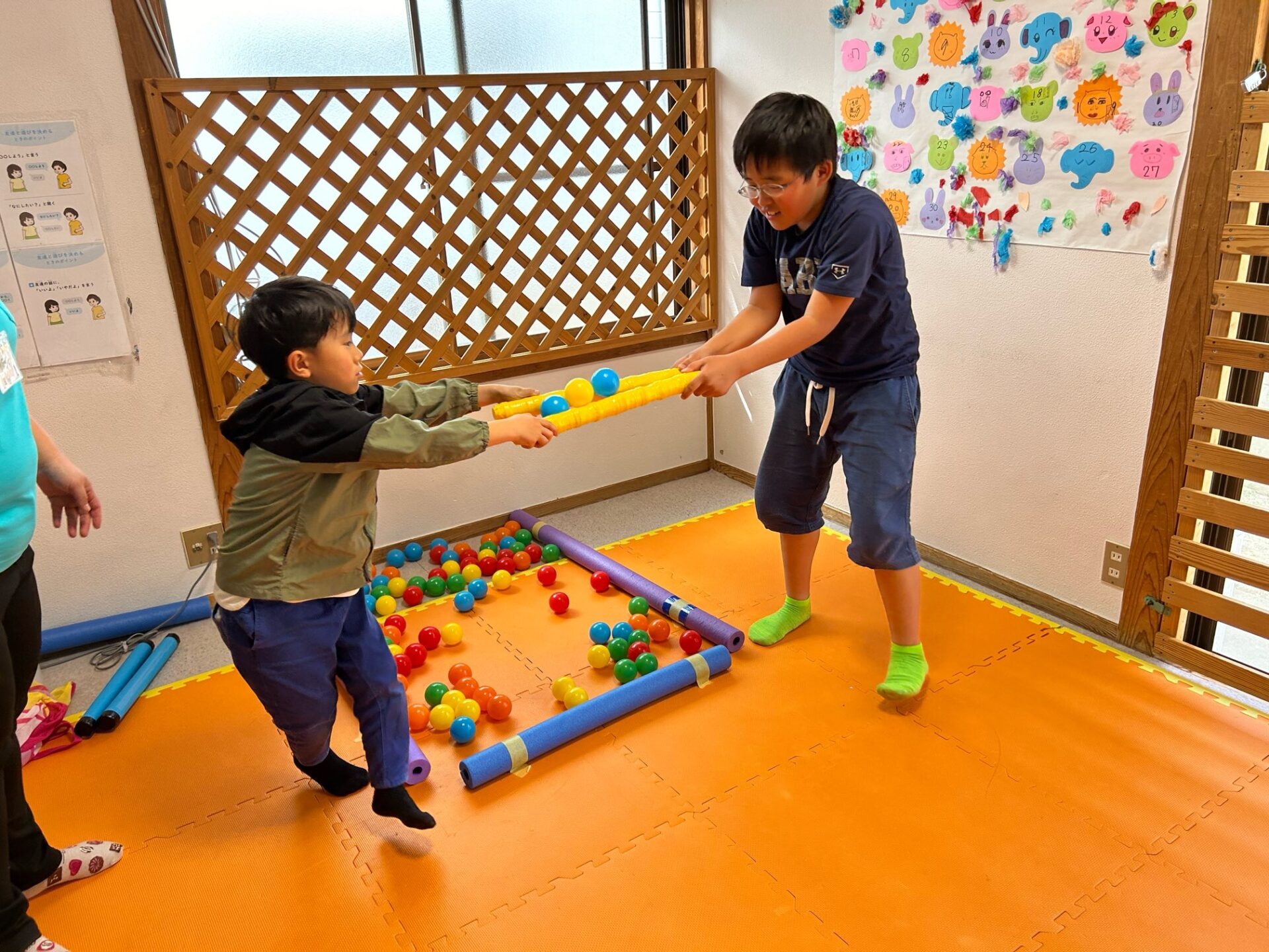 4月19日(金)  一緒にボールゲットだぜ！