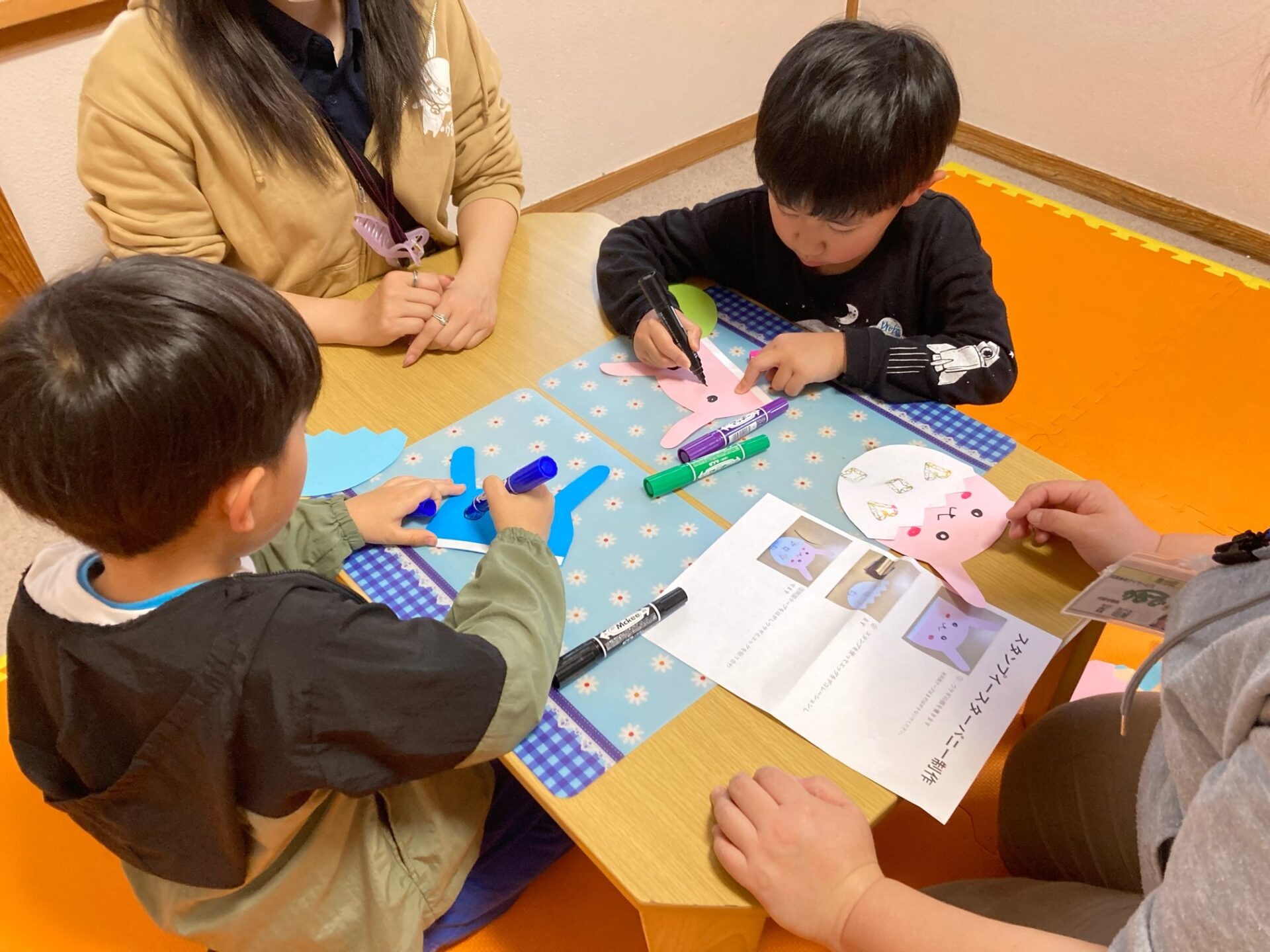 4月23日(火)  スタンプイースターバニー制作
