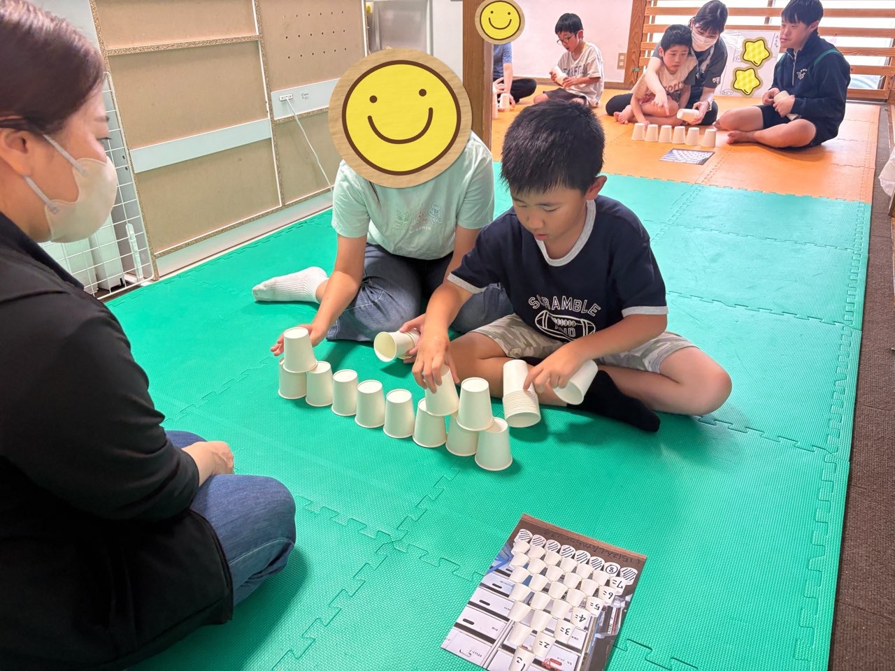 9月19日(金)  紙コップタワー競争