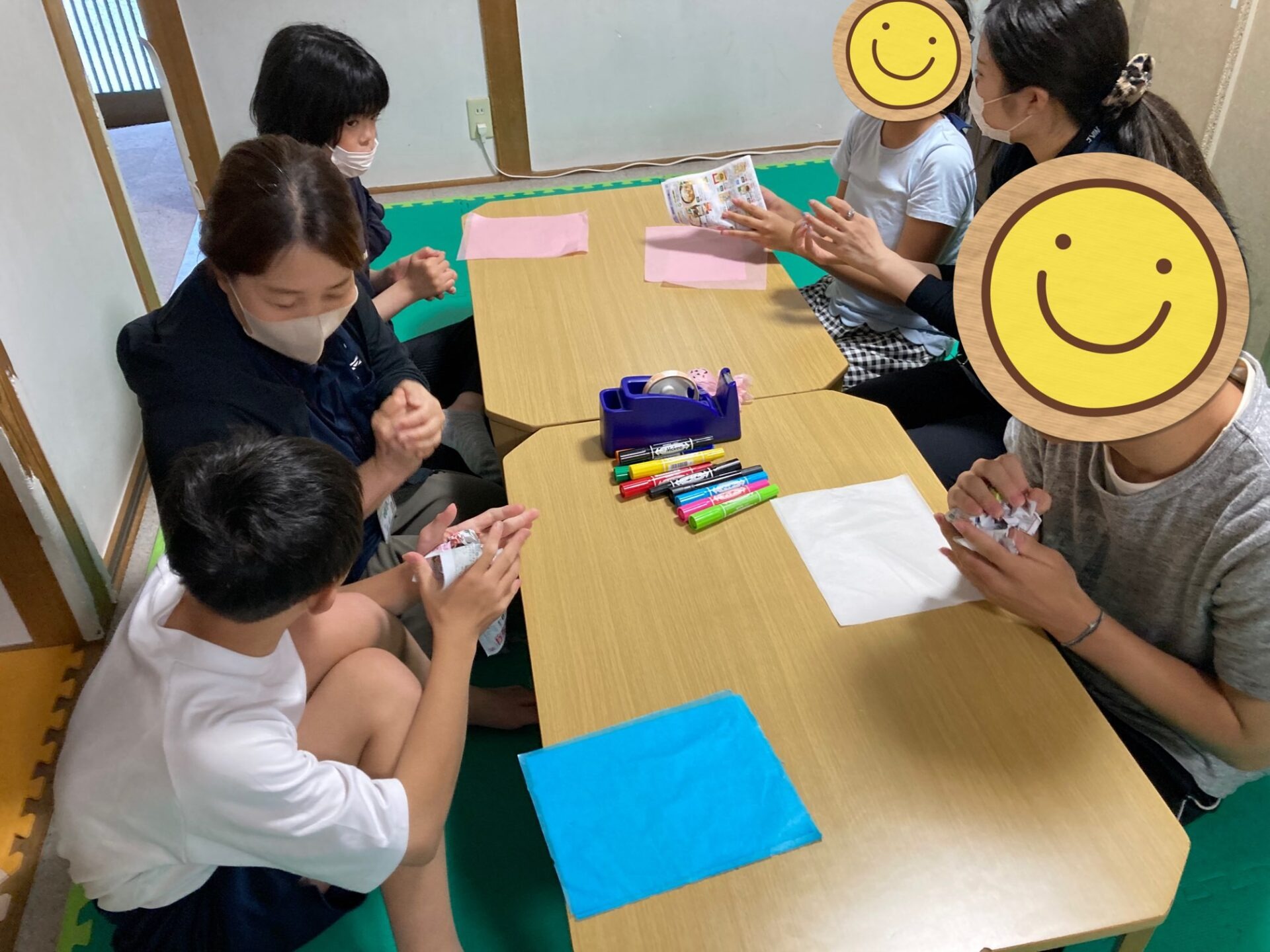 6月17日(月)  てるてる坊主制作