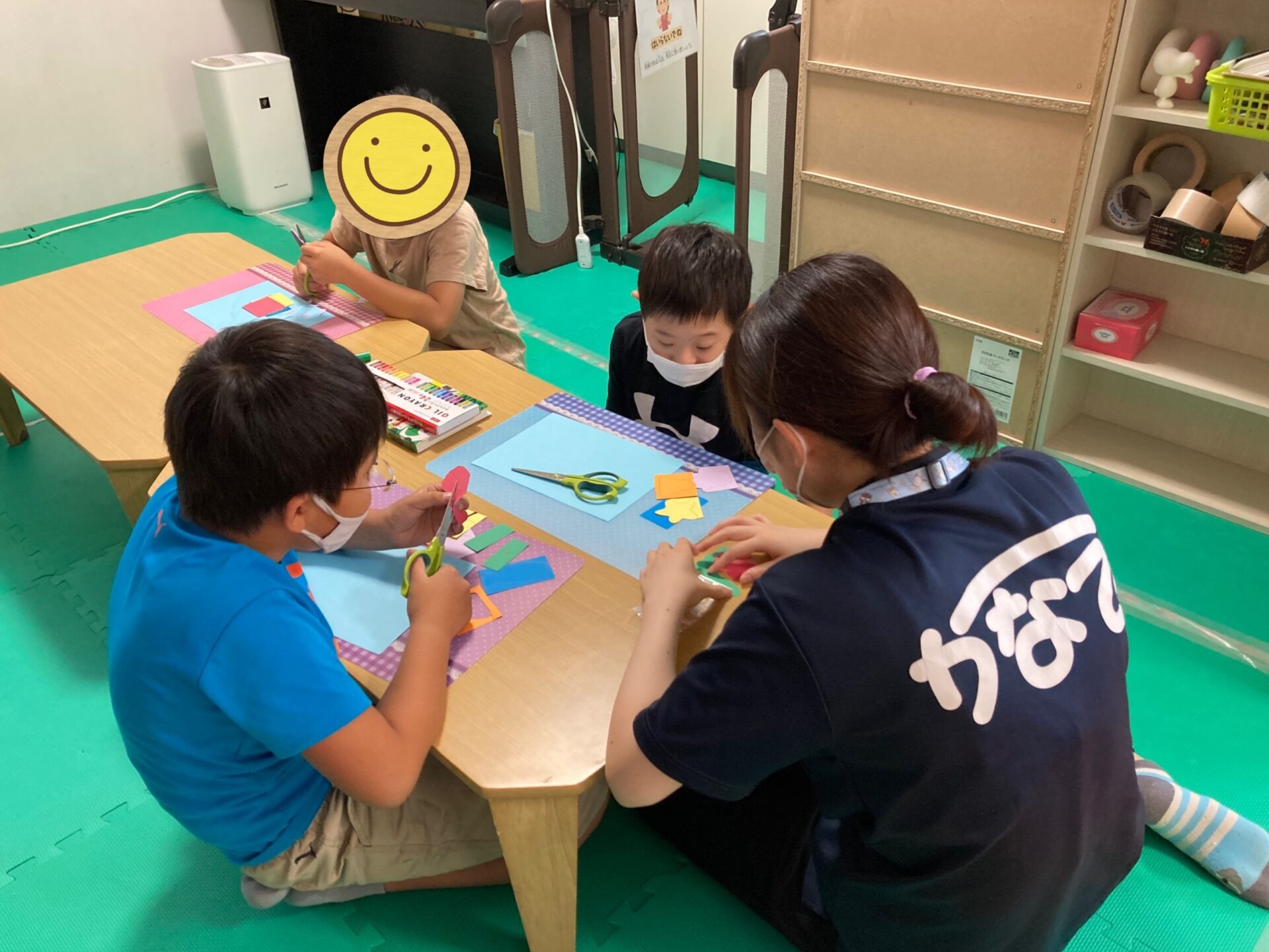 7月21日(木)  海の中制作