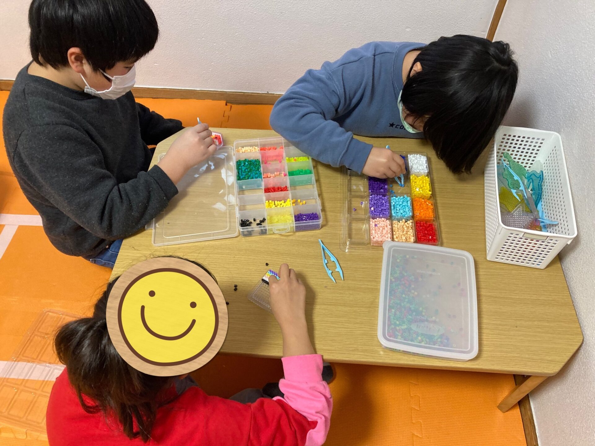 1月23日(月)  アイロンビーズ制作