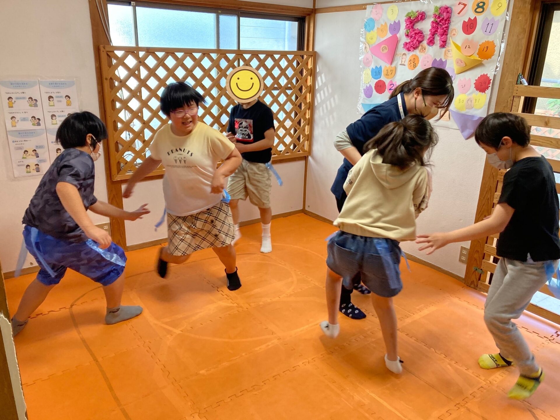 5月15日(月)  しっぽ取りゲーム