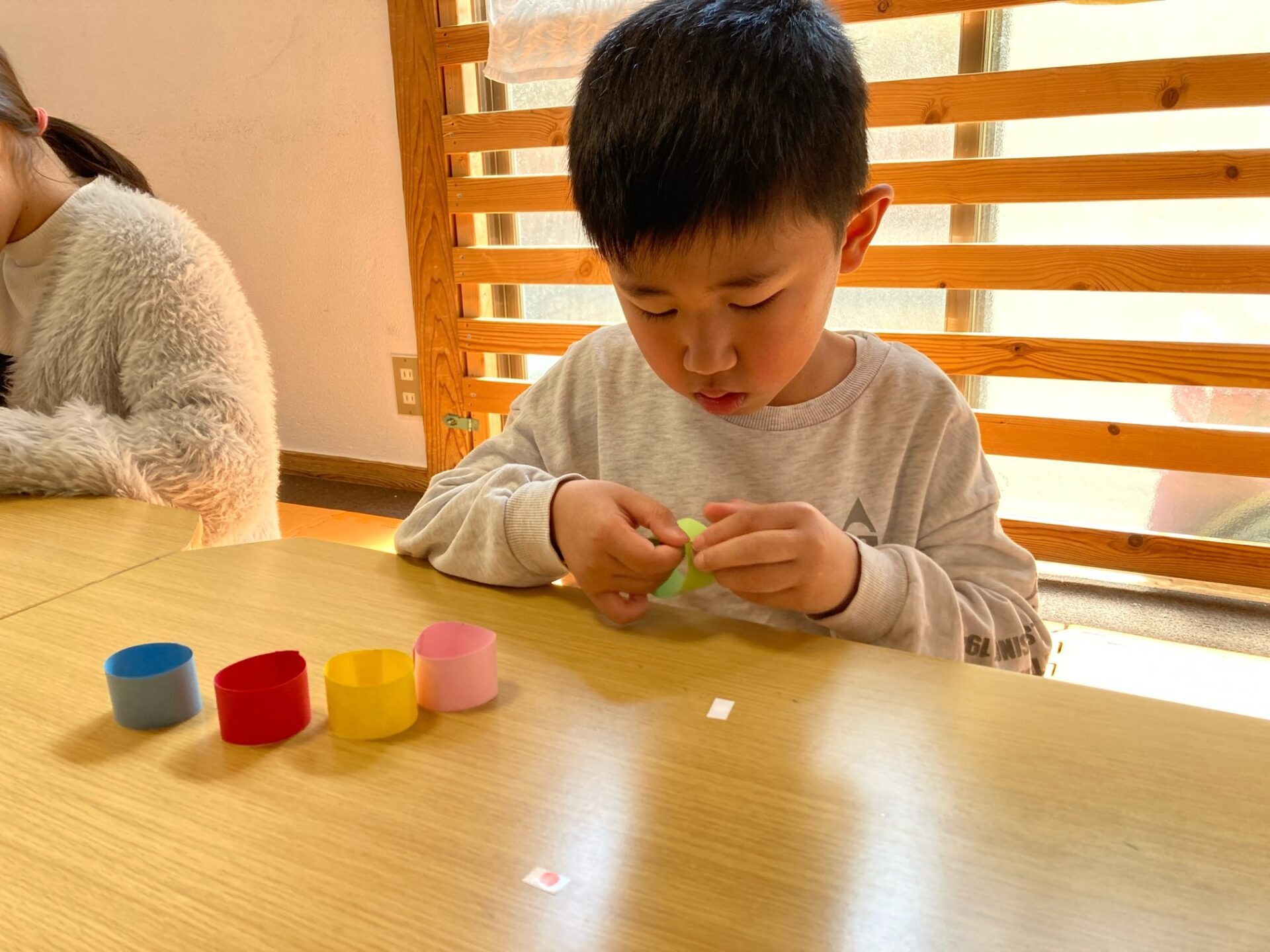 4月3日(木)  あおむし制作