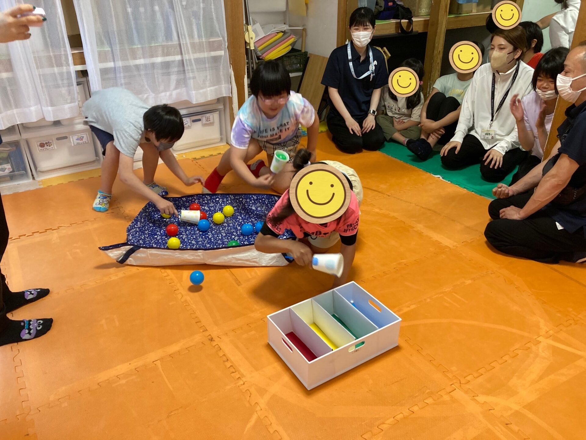 5月29日(月)  ボール色分けゲーム