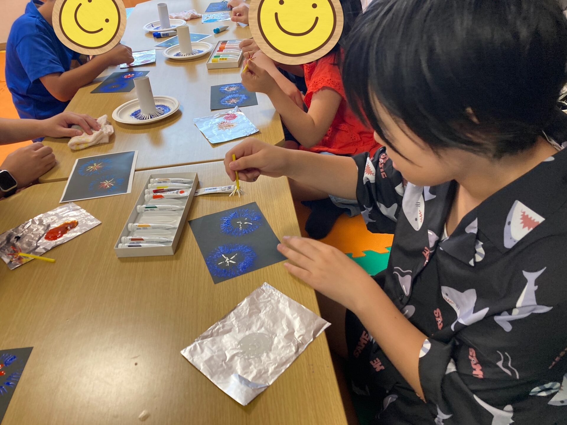 8月7日(水)  花火制作