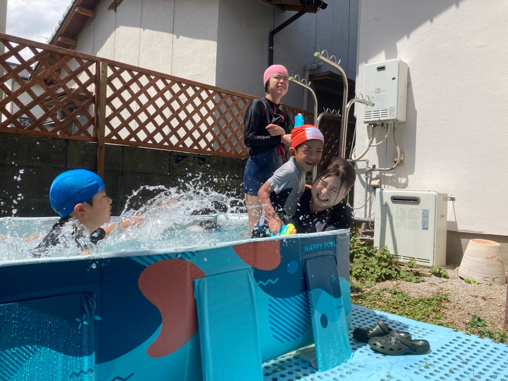 8月19日(月)  水遊び