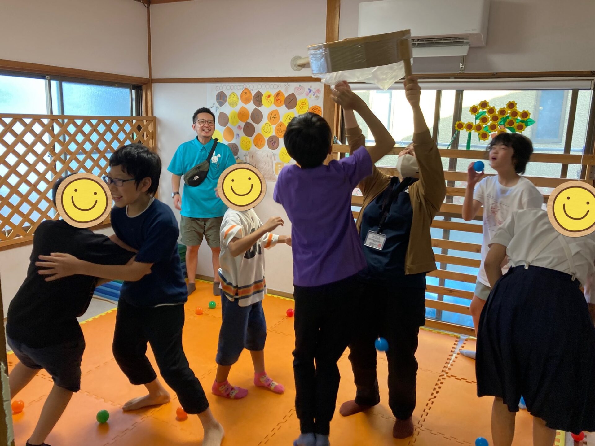 9月12日(木)  ポップコーン玉入れ