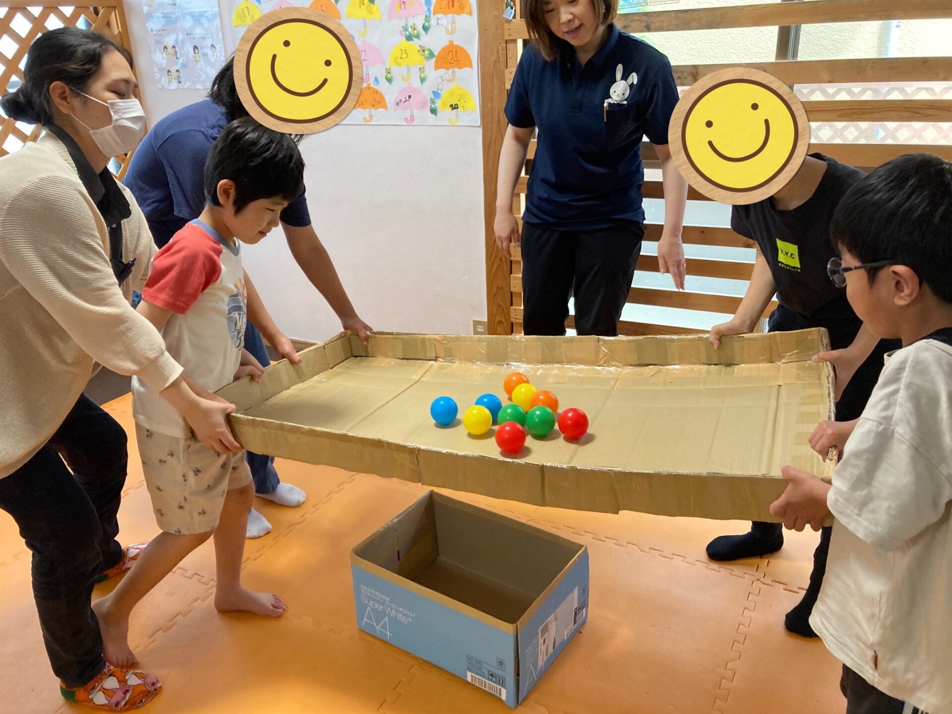 6月13日(金)  みんなでボールを落とせ！