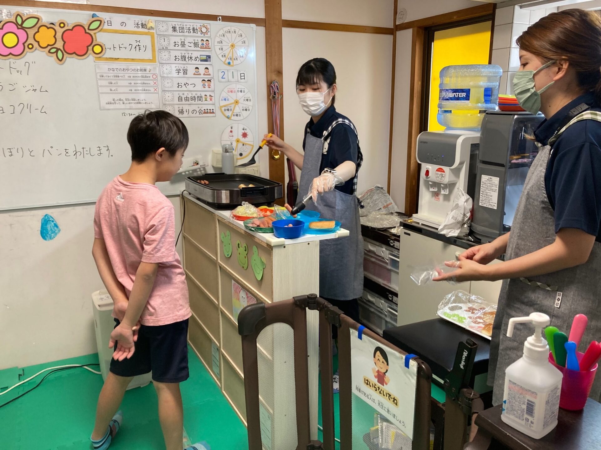 7月21日(金)  ホットドッグ作り