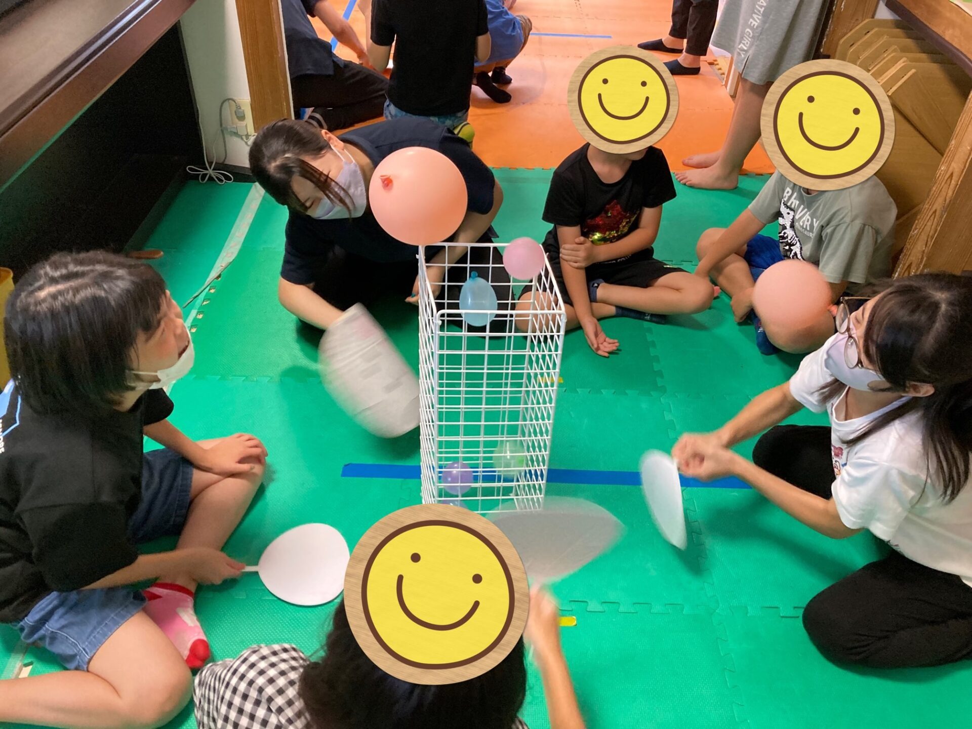 7月24日(月)  風船を救い出せ