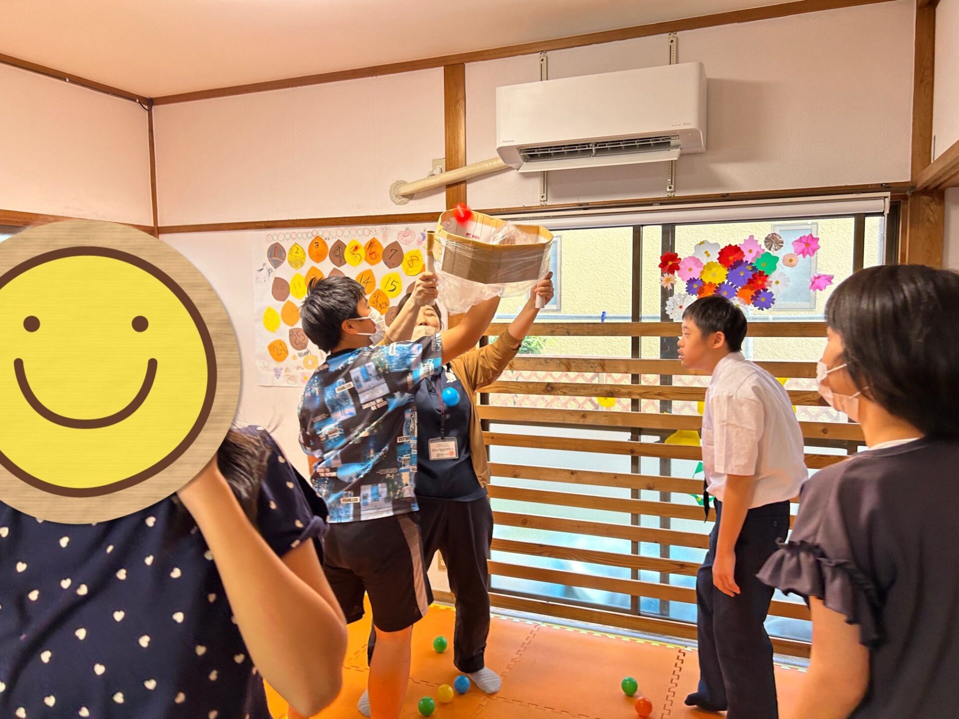 9月30日(月)  ポップコーン玉入れ