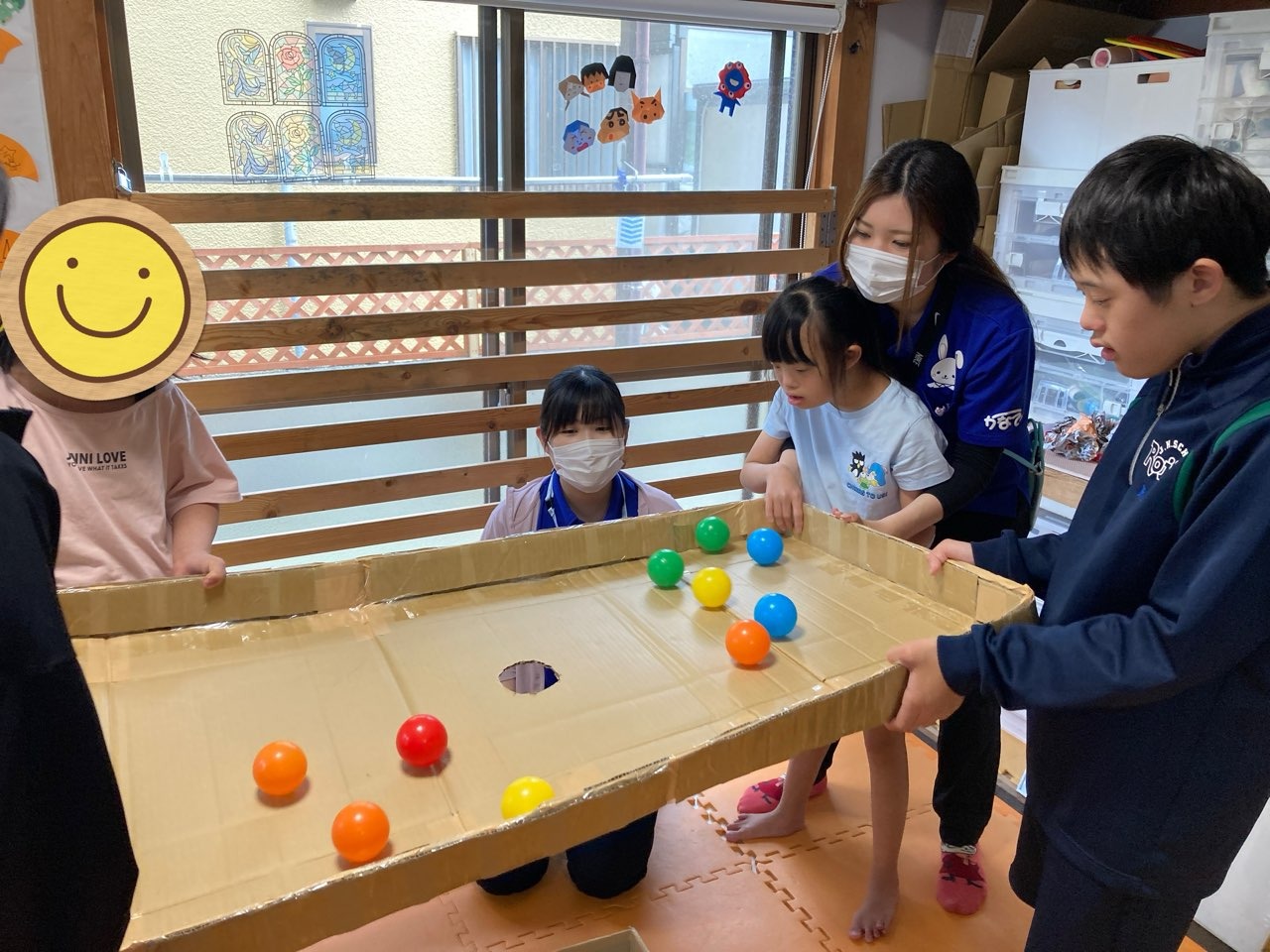 6月23日(月)  みんなでボールを落とせ！