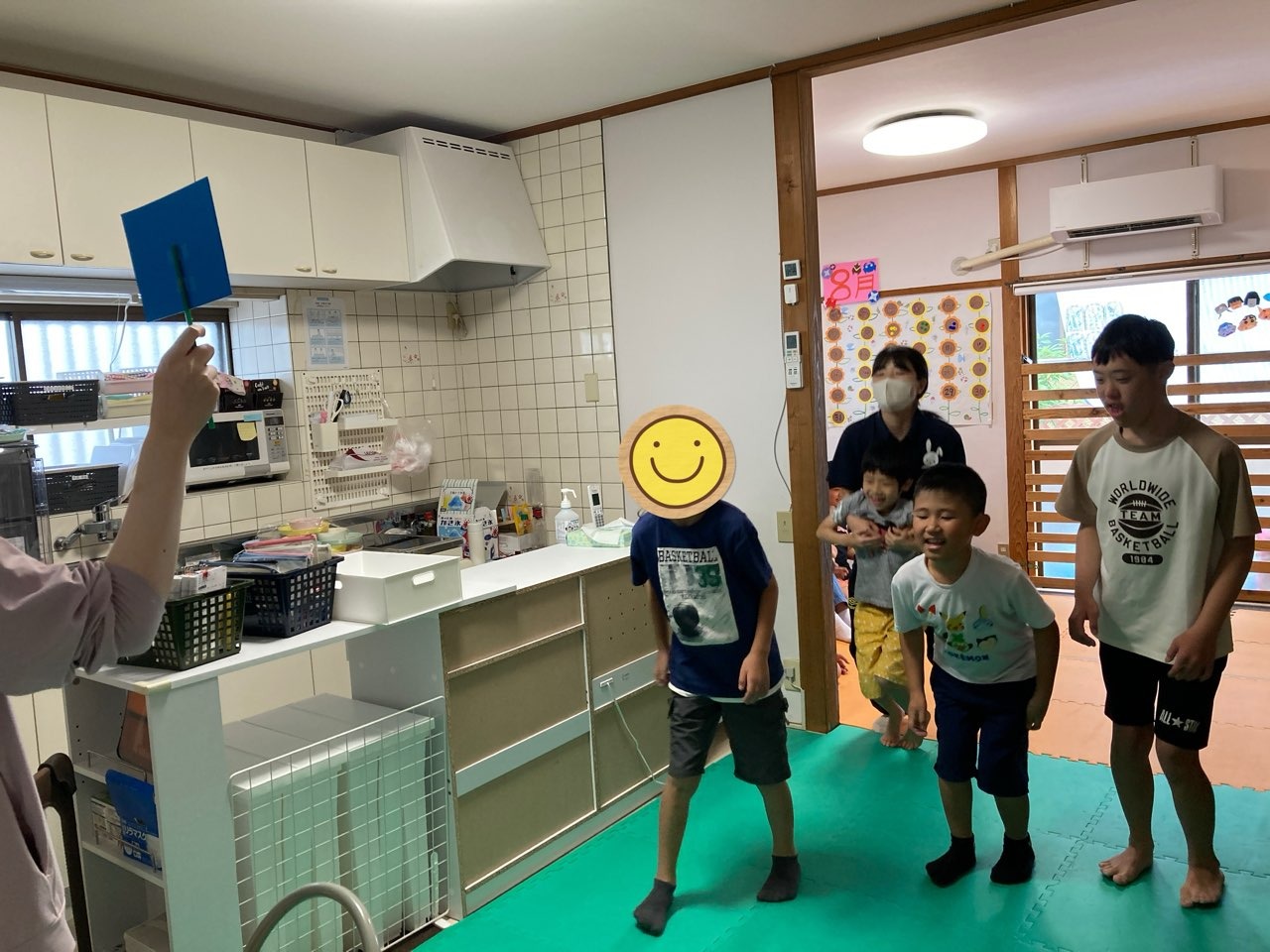 8月8日(金)  信号ゲーム＆3•4年生野外活動