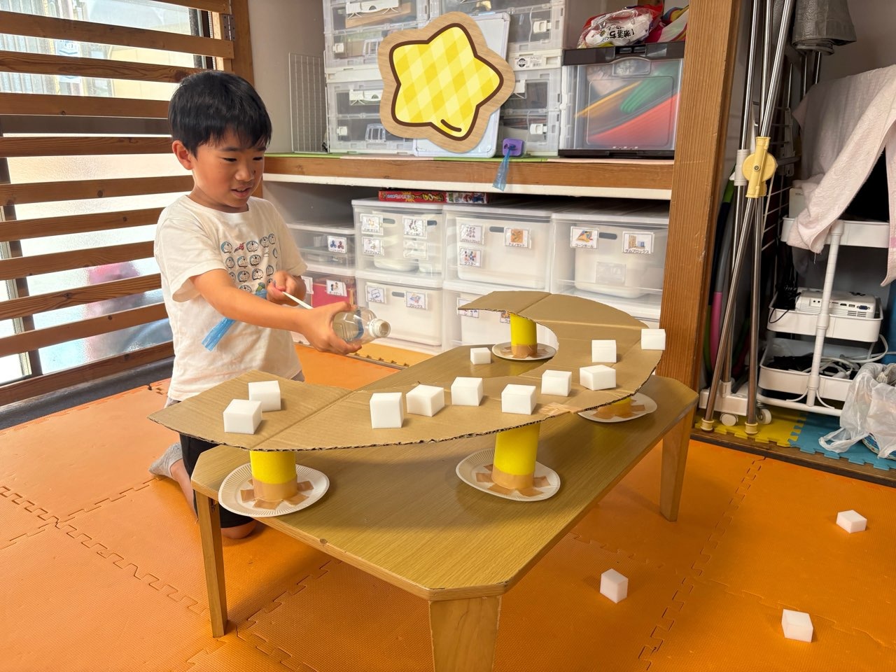 8月20日(水)  ポンポンエアーゲーム＆1•2年生野外活動