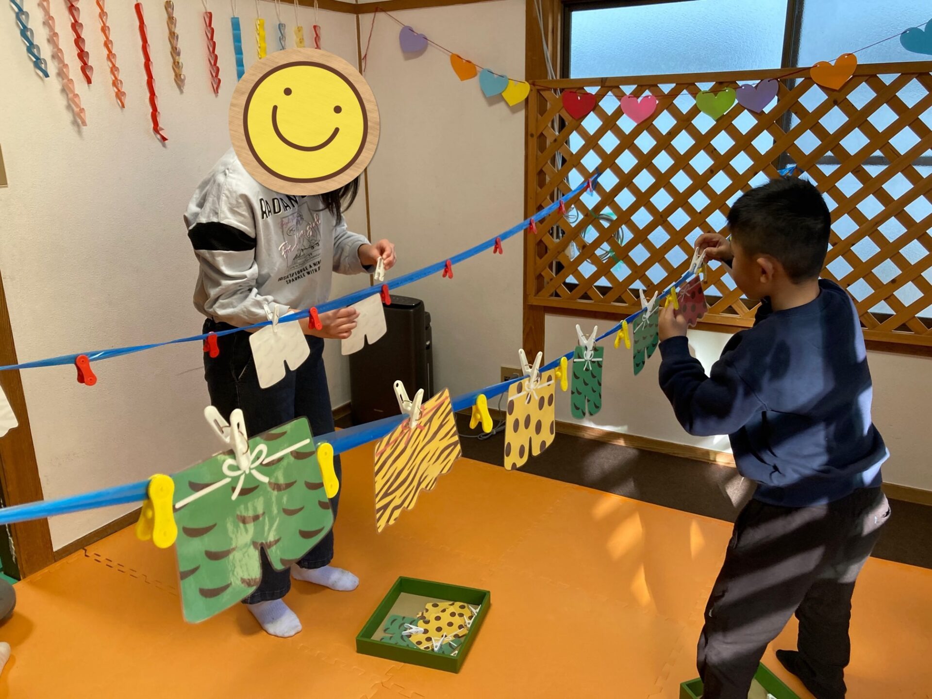 2月18日(火)  鬼のパンツ干しゲーム