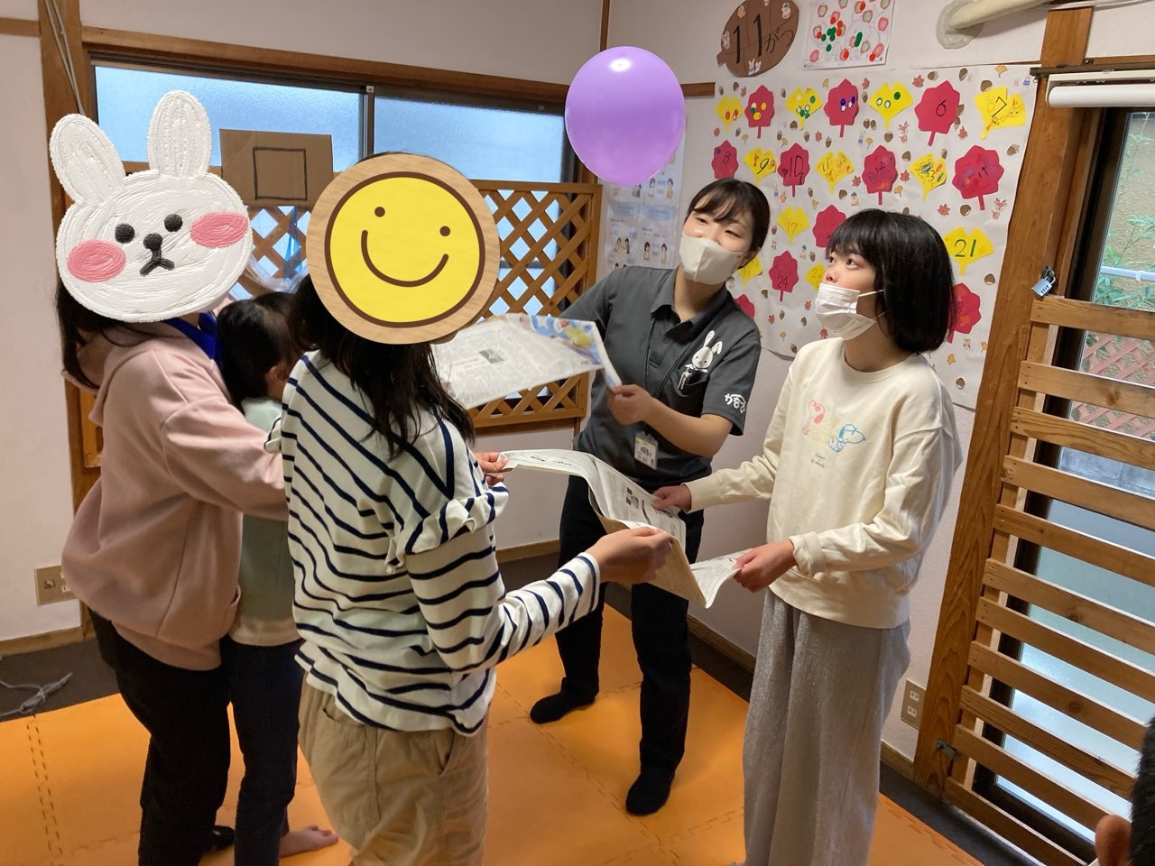 11月13日(木)  バウンド風船ゲーム