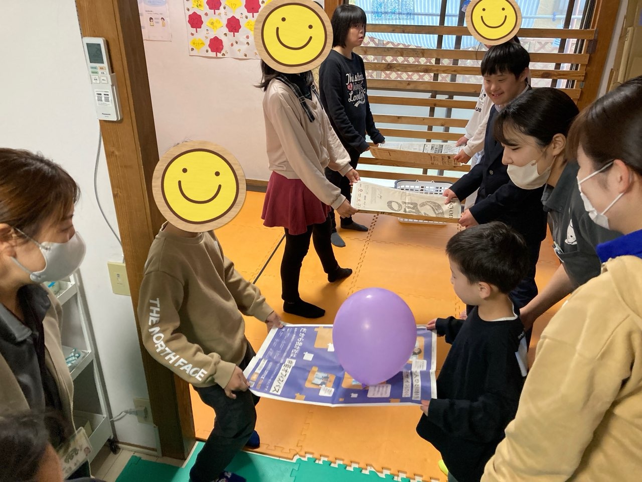 11月26日(水)  バウンド風船ゲーム