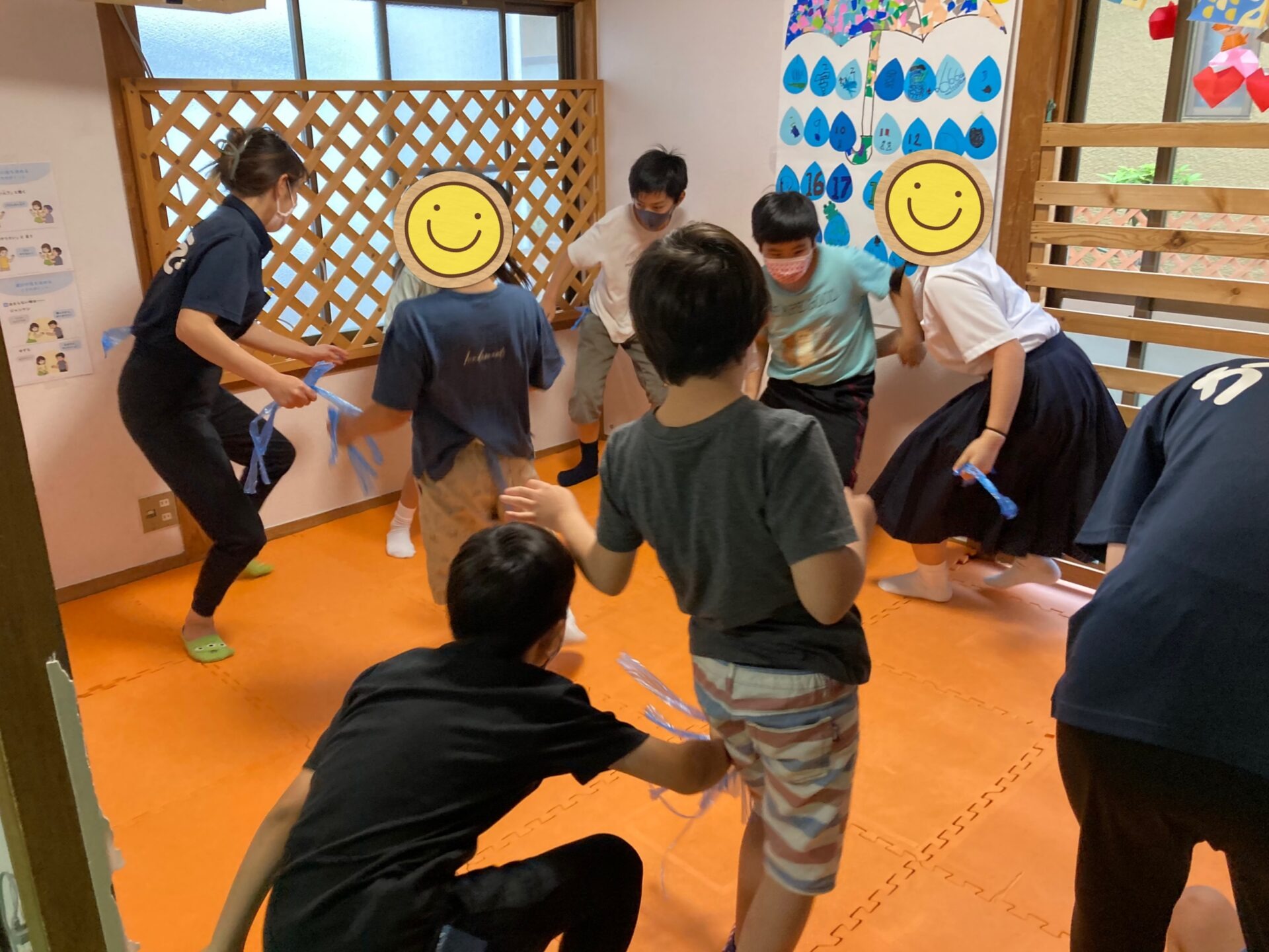 6月20日(月)  しっぽ取りゲーム