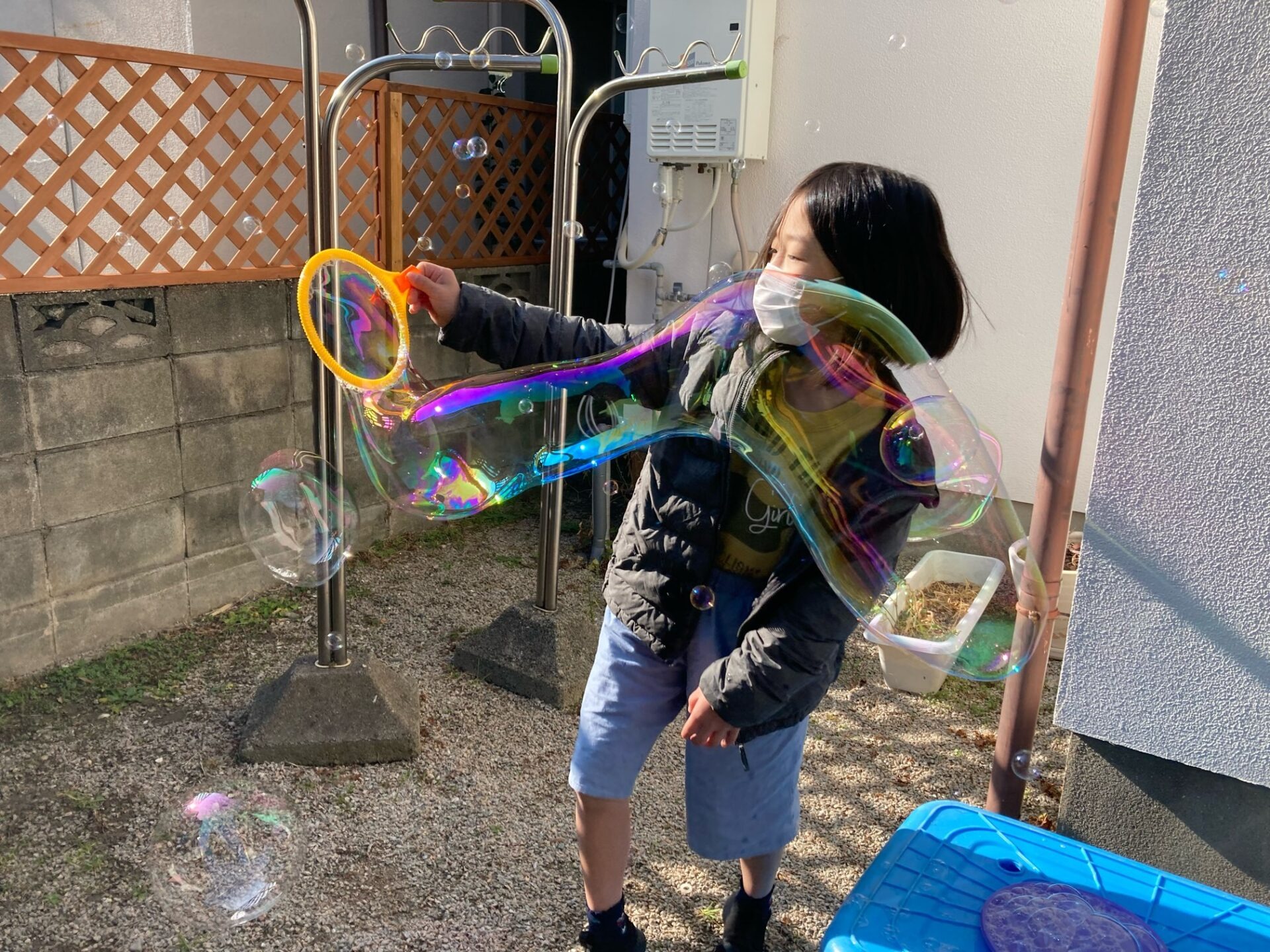 1月10日(月)  シャボン玉