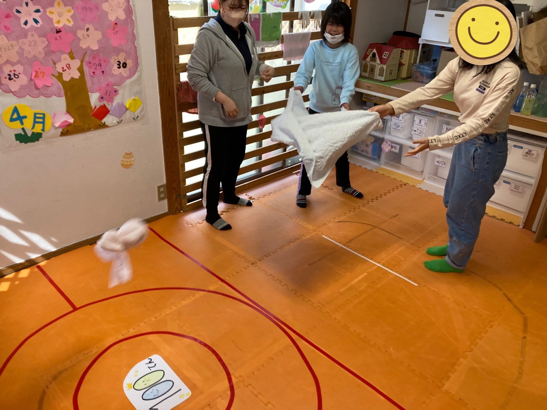 4月10日(月)  うさぎ大ジャンプゲーム