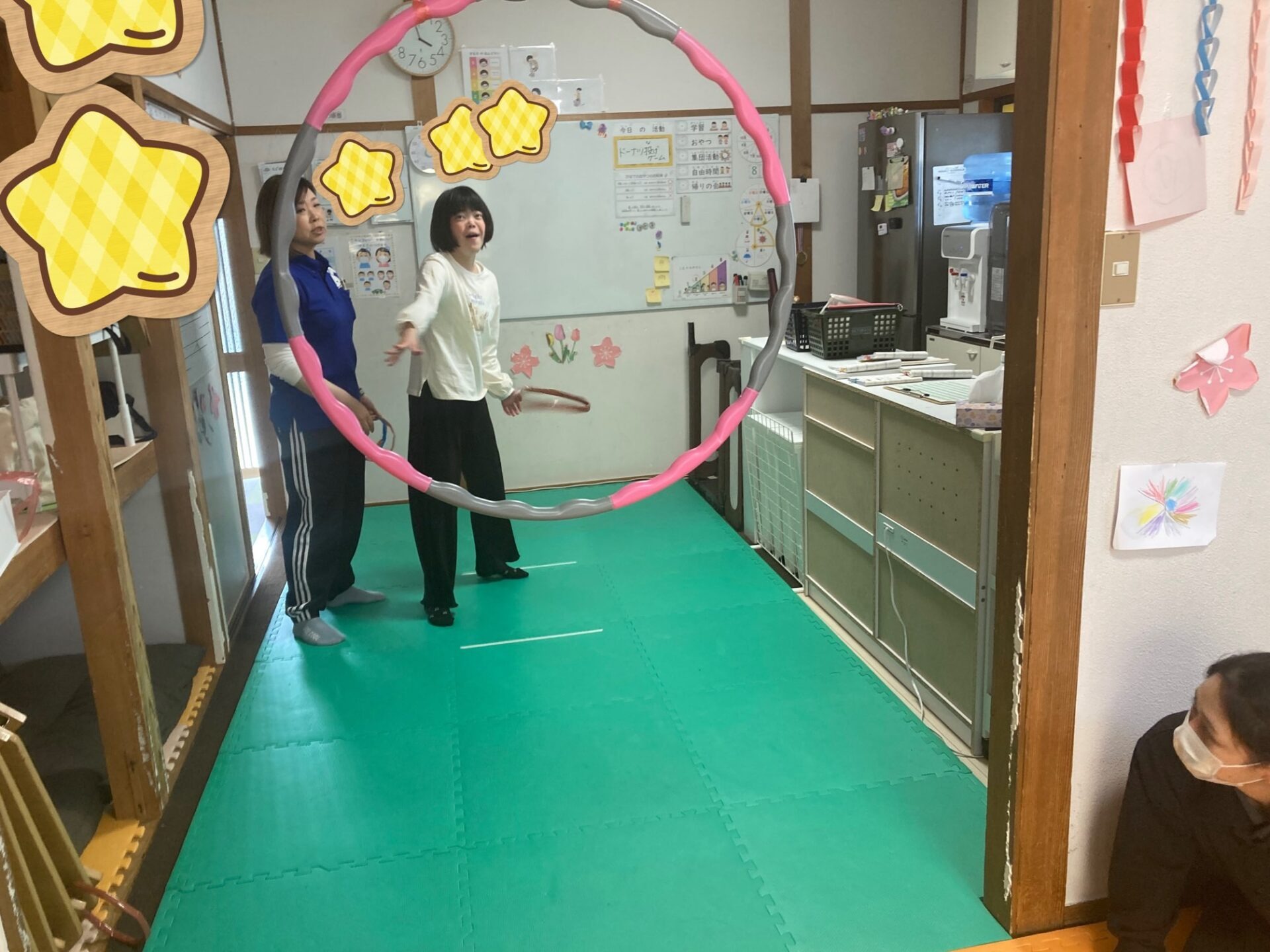 5月8日(木)  ドーナツ投げゲーム