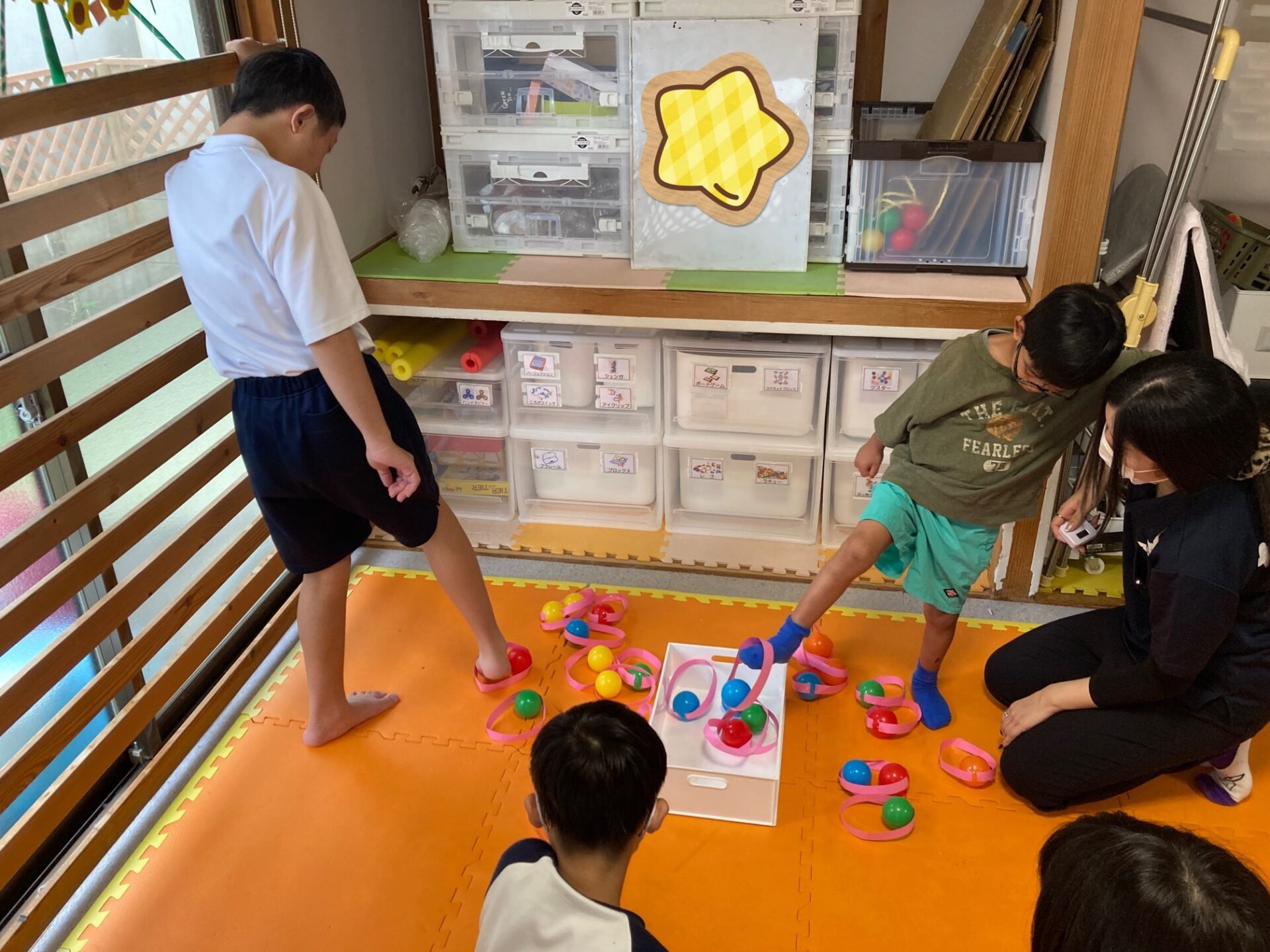 9月20日(金)  足キャッチゲーム