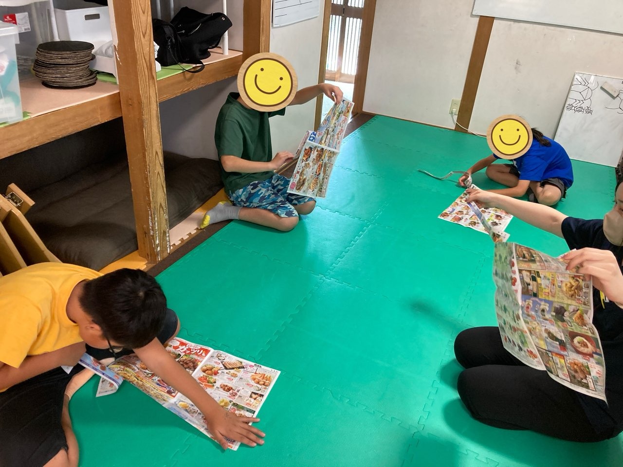 7月3日(木)  新聞紙やぶりゲーム