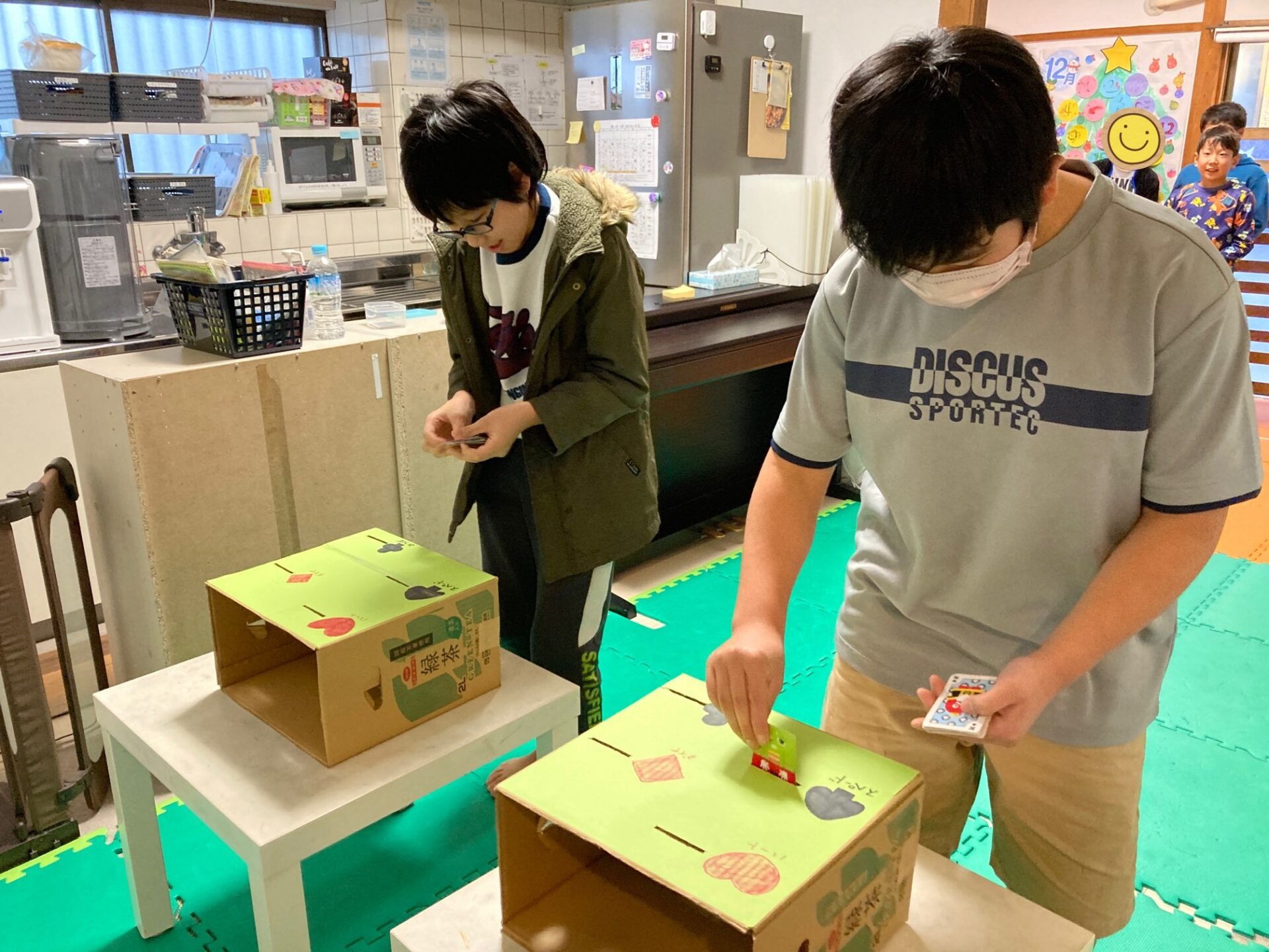 12月3日(火)  マーク仕分けリレー