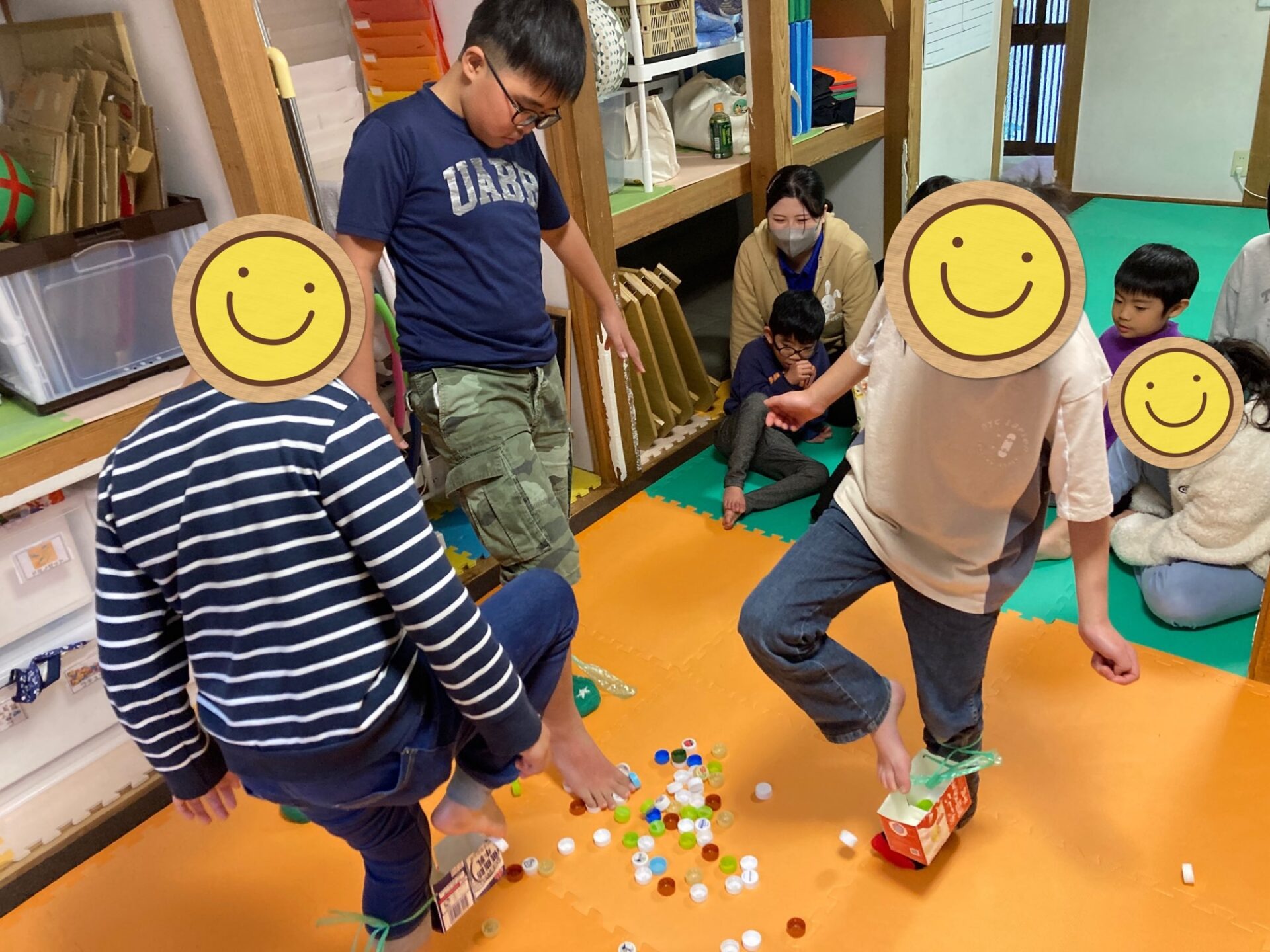 1月8日(水)  キャップ拾いゲーム