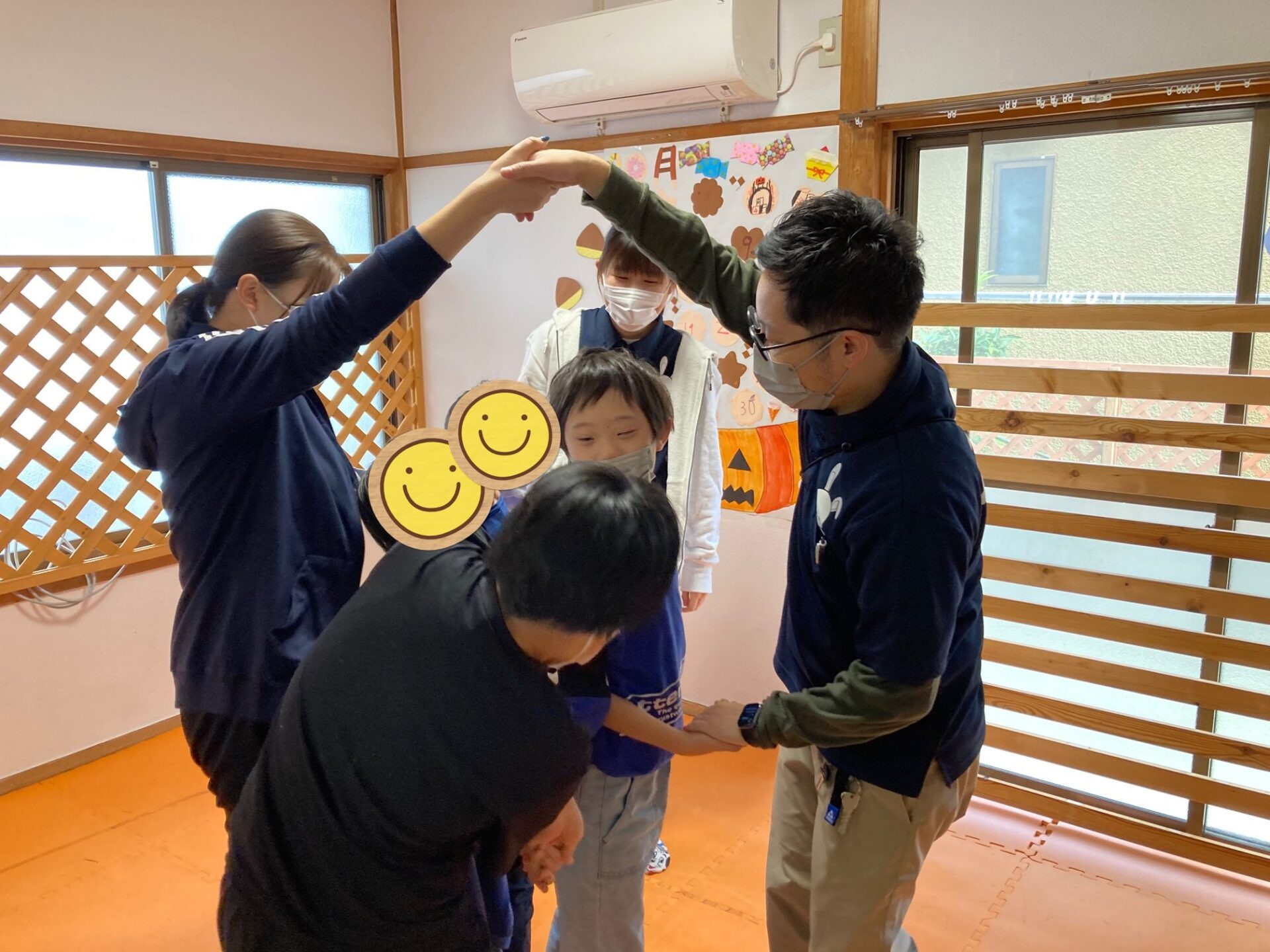 10月11日(火)  人間知恵の輪ゲーム