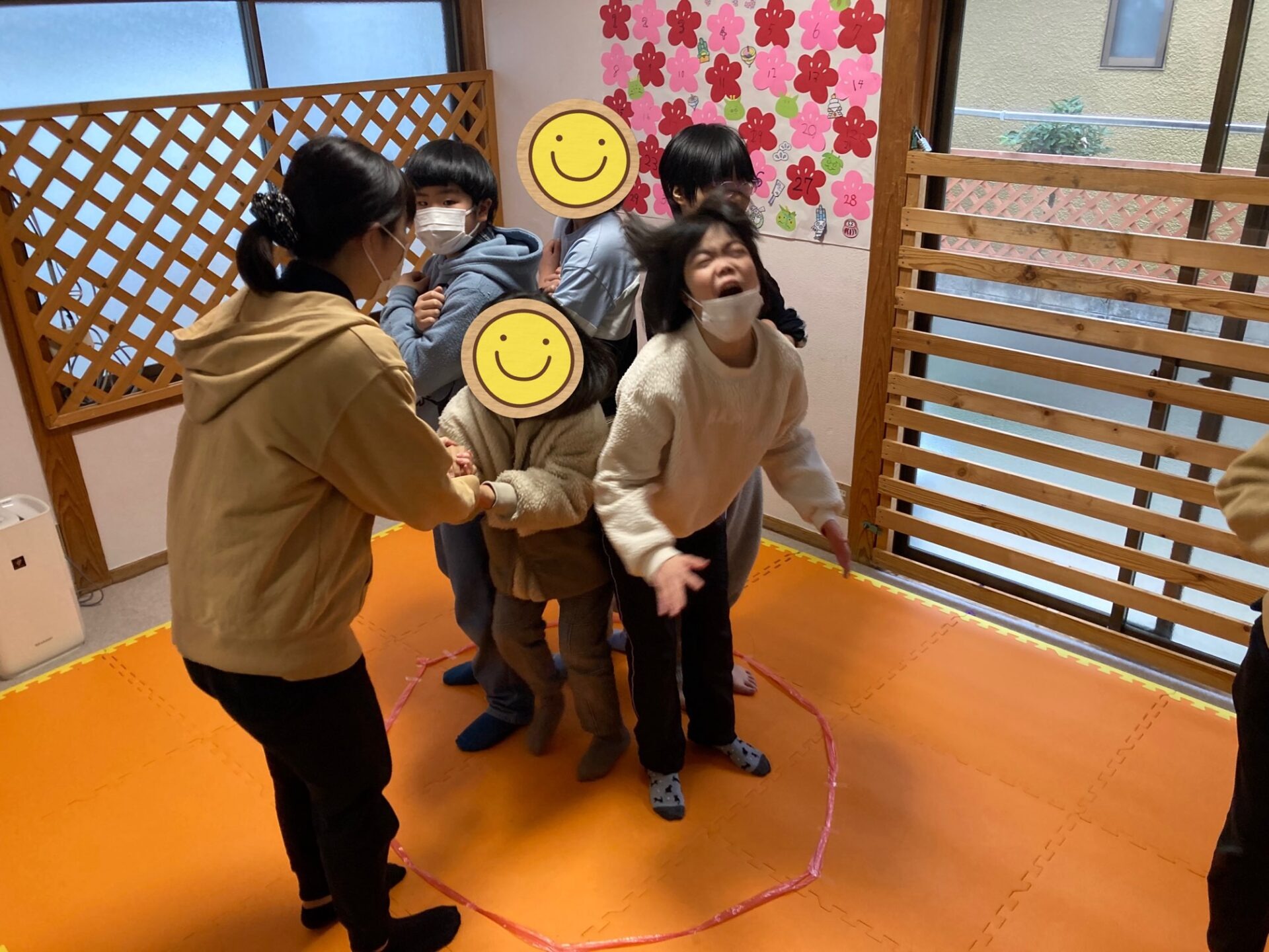 1月22日(月)  おしくらまんじゅう