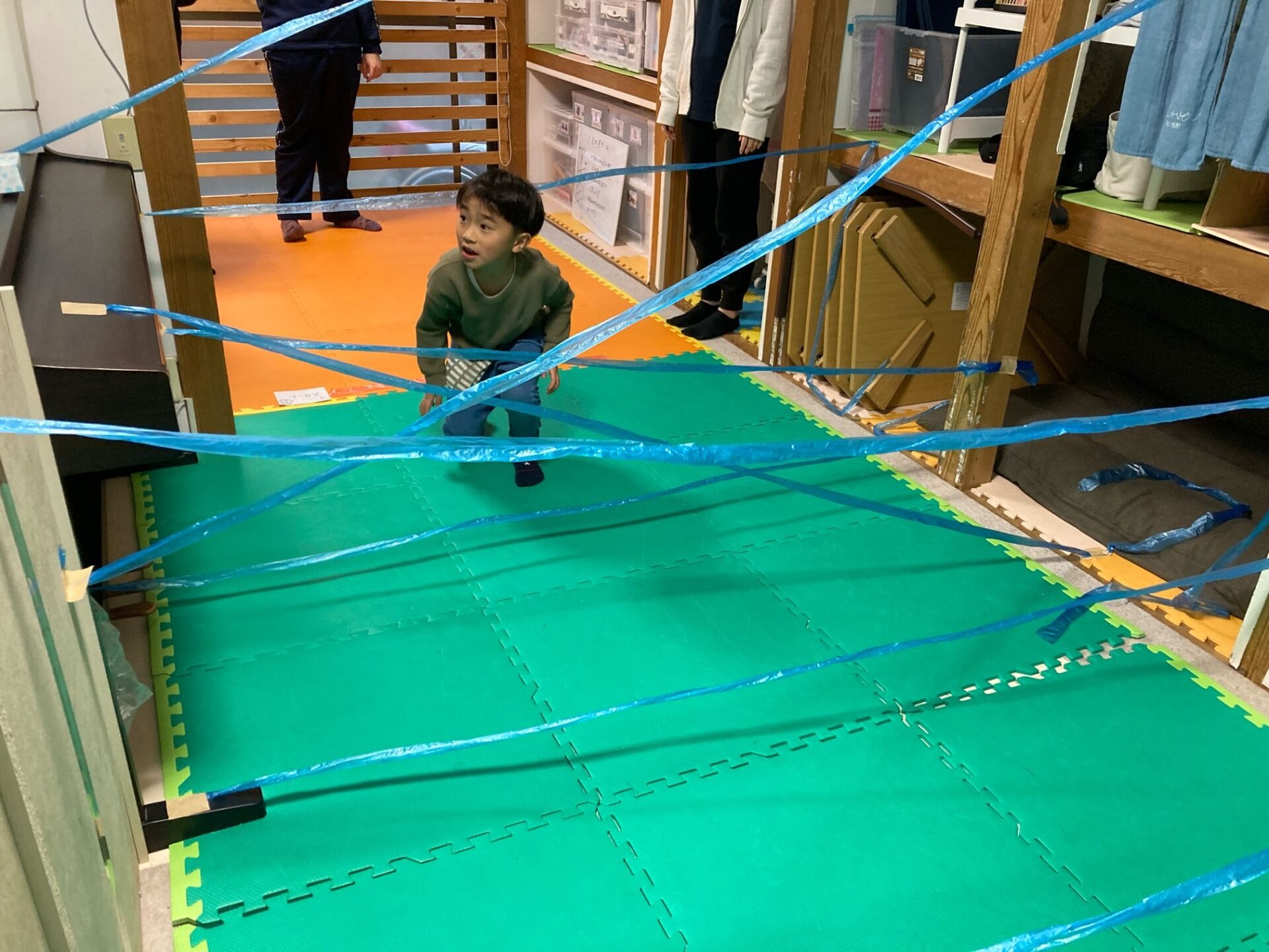 2月1日(木)  くもの巣ゲーム