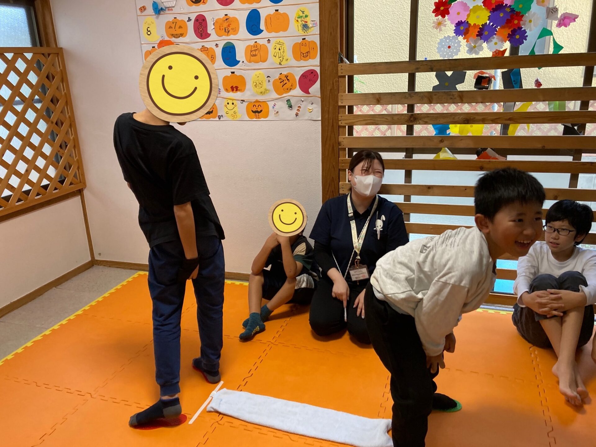 10月24日(木)  タオルつかみ